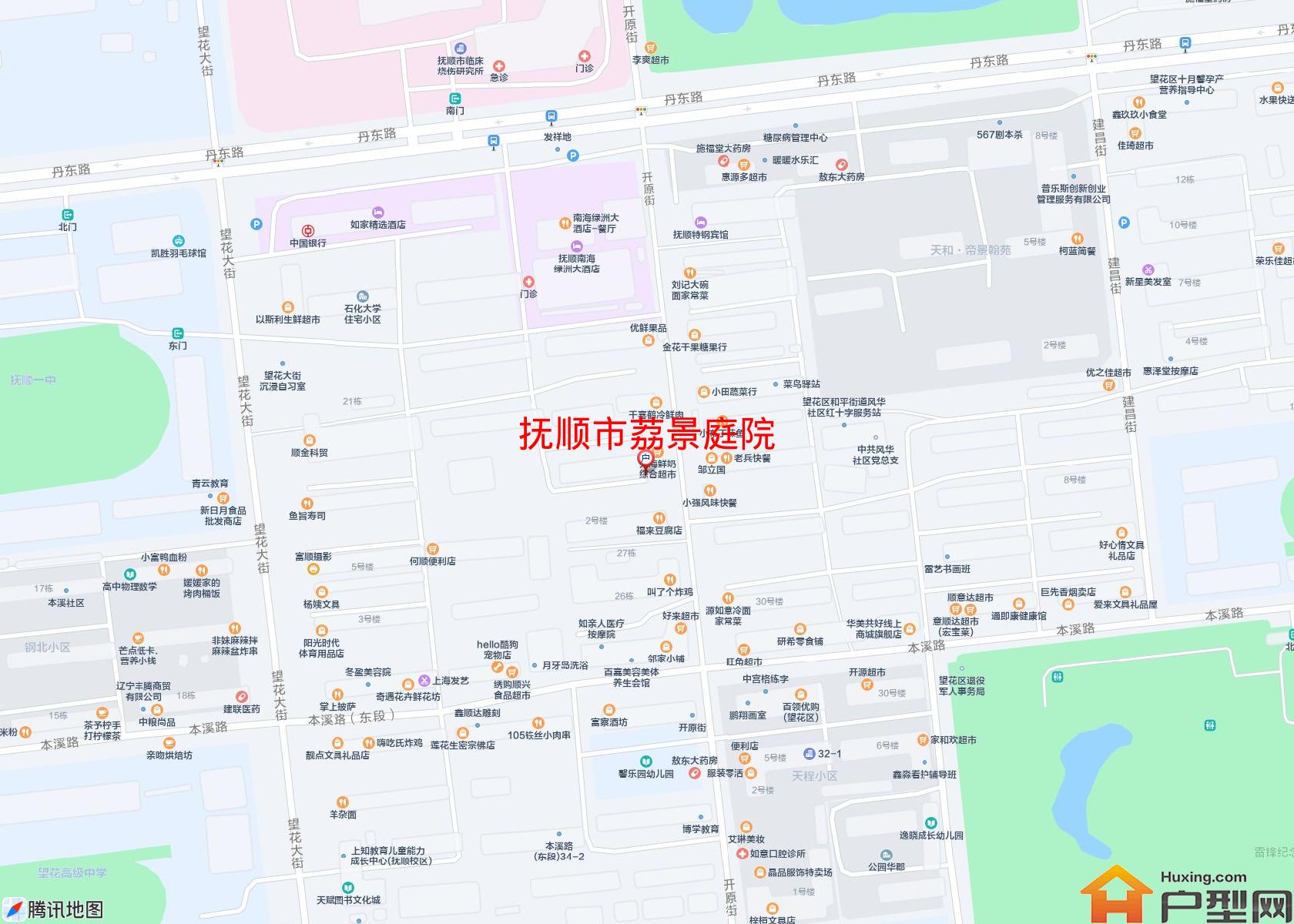 荔景庭院小区 - 户型网