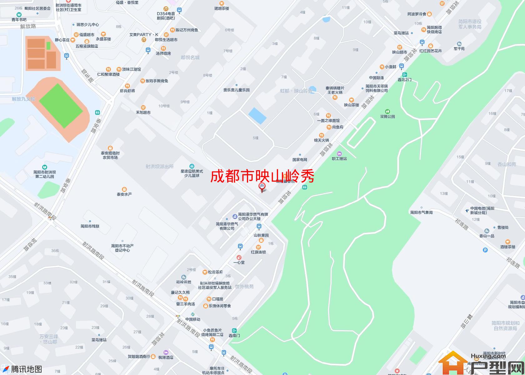 映山岭秀小区 - 户型网