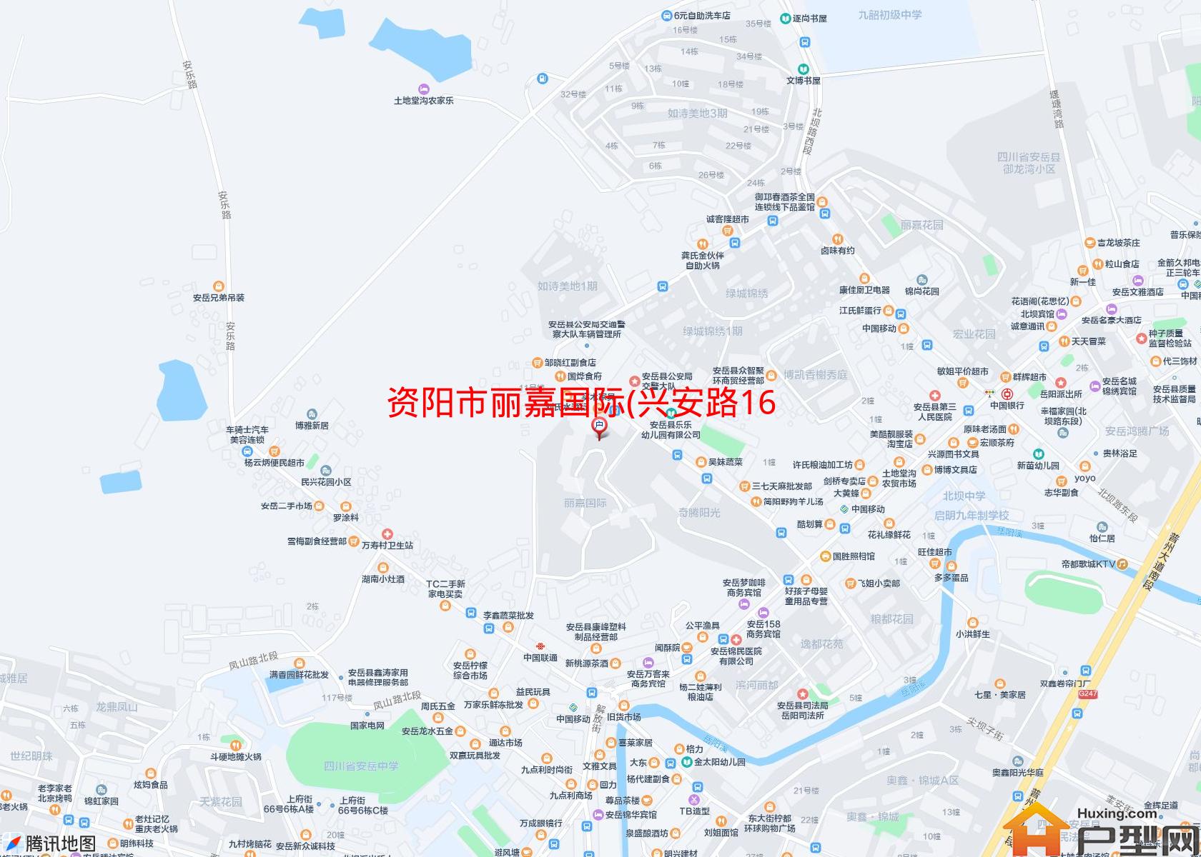 丽嘉国际(兴安路168号)小区 - 户型网