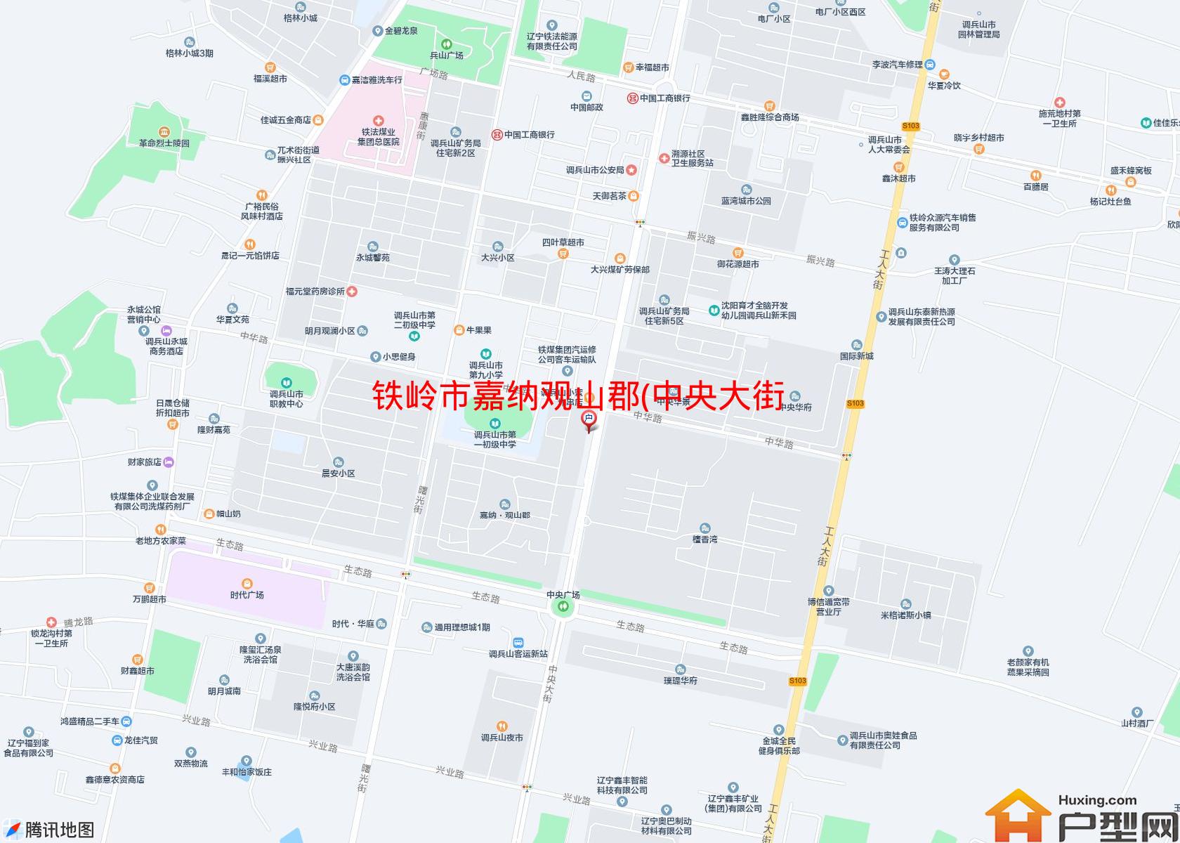 嘉纳观山郡(中央大街)小区 - 户型网