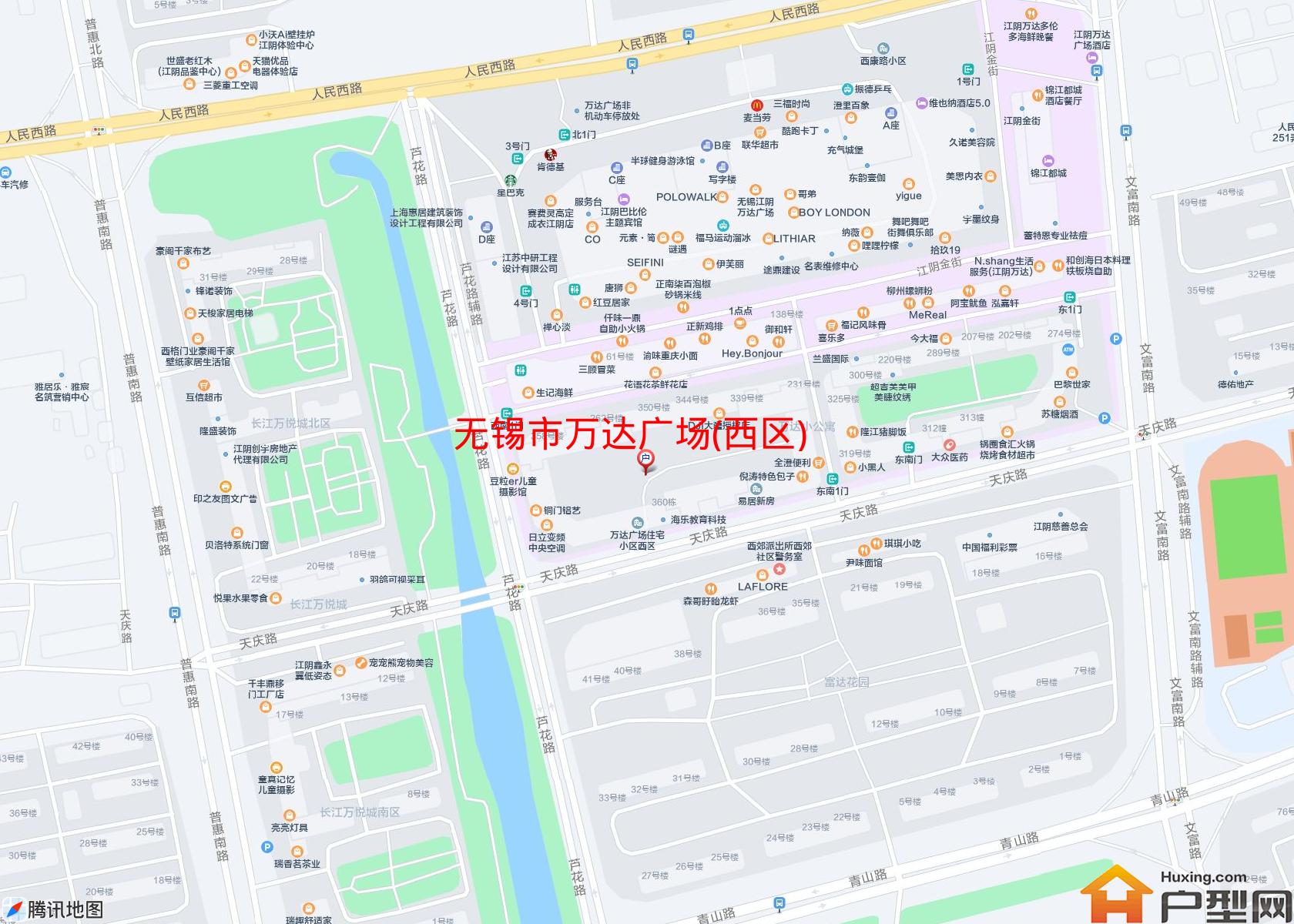 万达广场(西区)小区 - 户型网