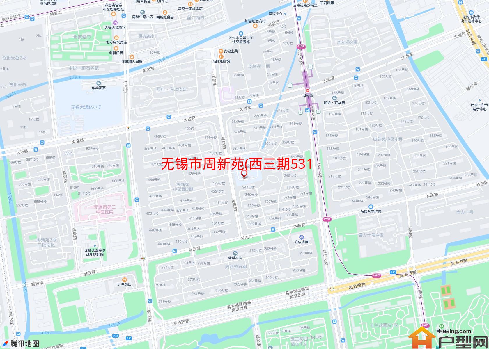 周新苑(西三期531-551#)小区 - 户型网