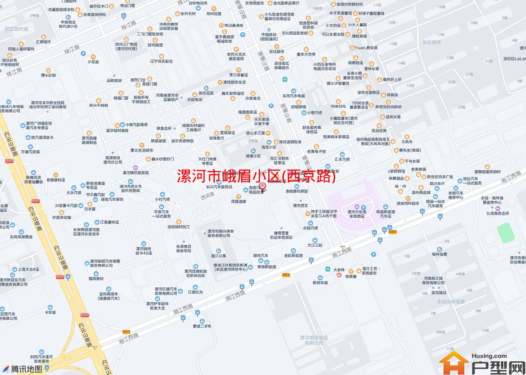 峨眉小区(西京路)小区 - 户型网
