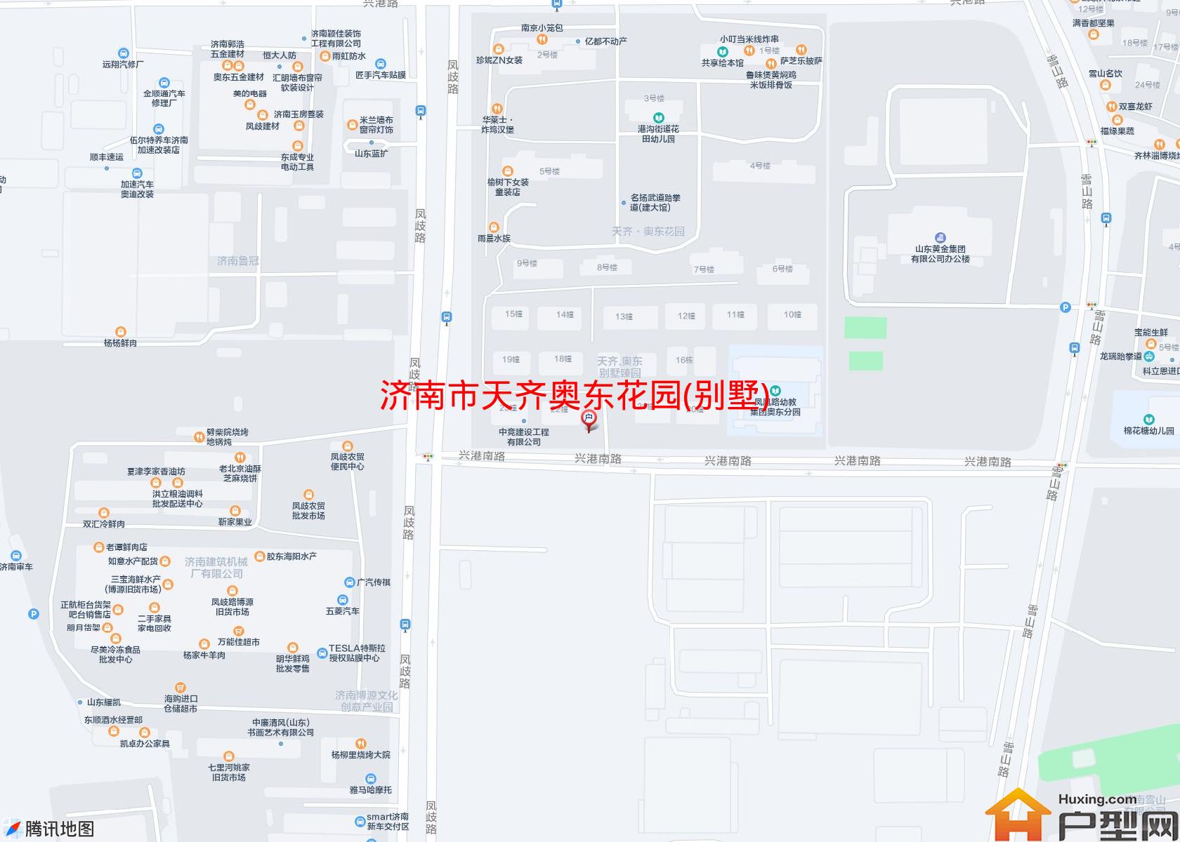 天齐奥东花园(别墅)小区 - 户型网