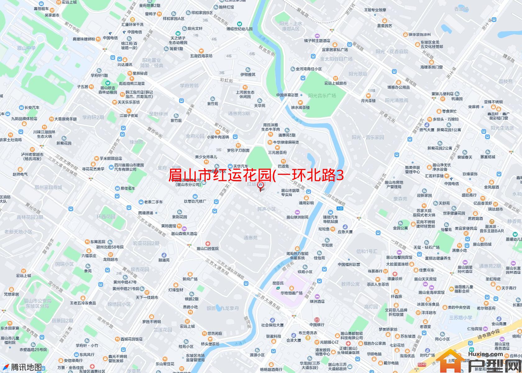 红运花园(一环北路398号)小区 - 户型网