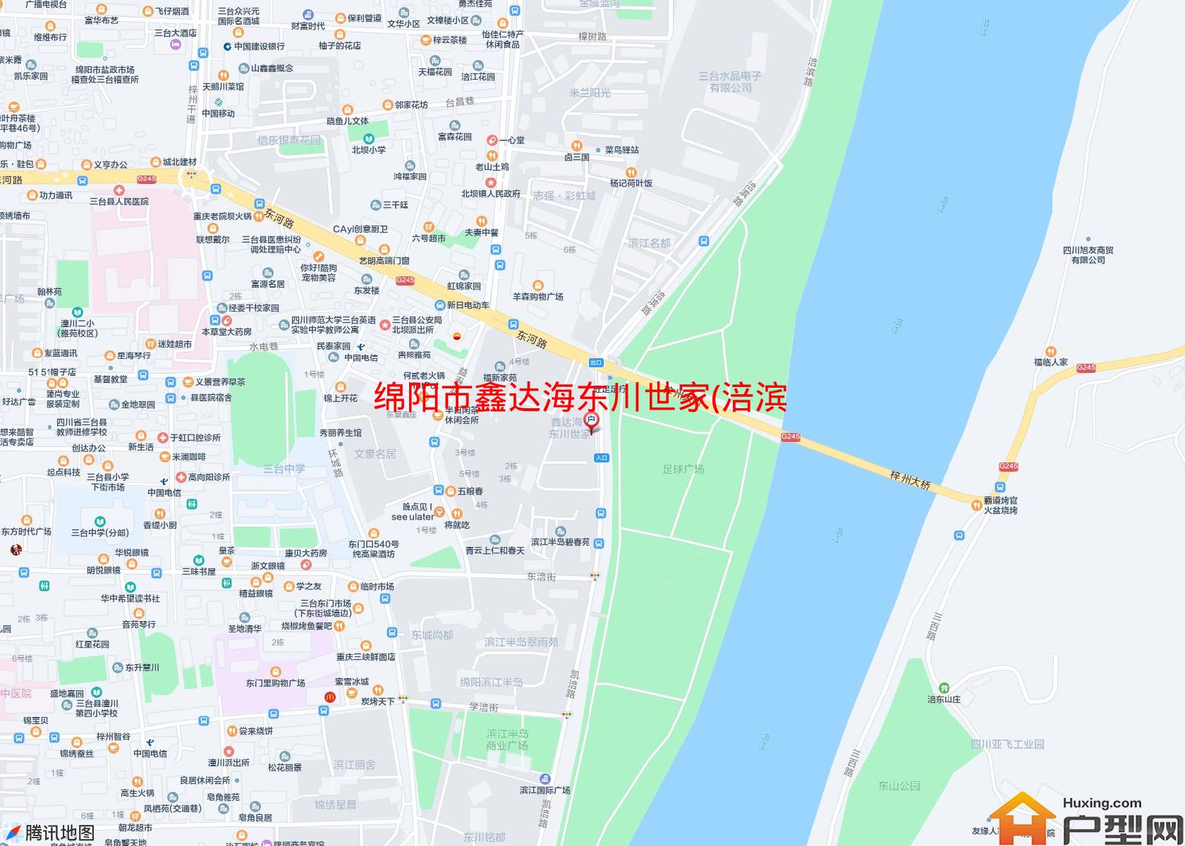 鑫达海东川世家(涪滨路)小区 - 户型网