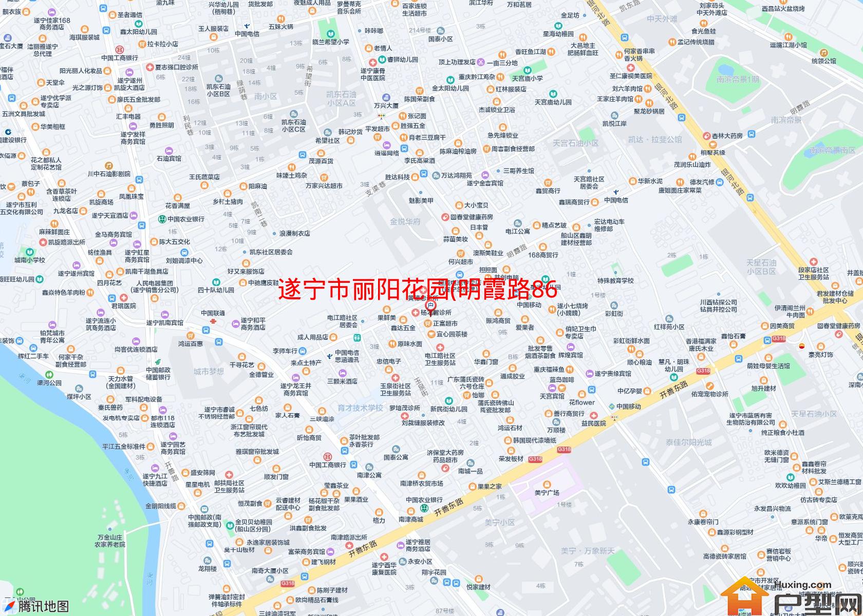 丽阳花园(明霞路86号)小区 - 户型网