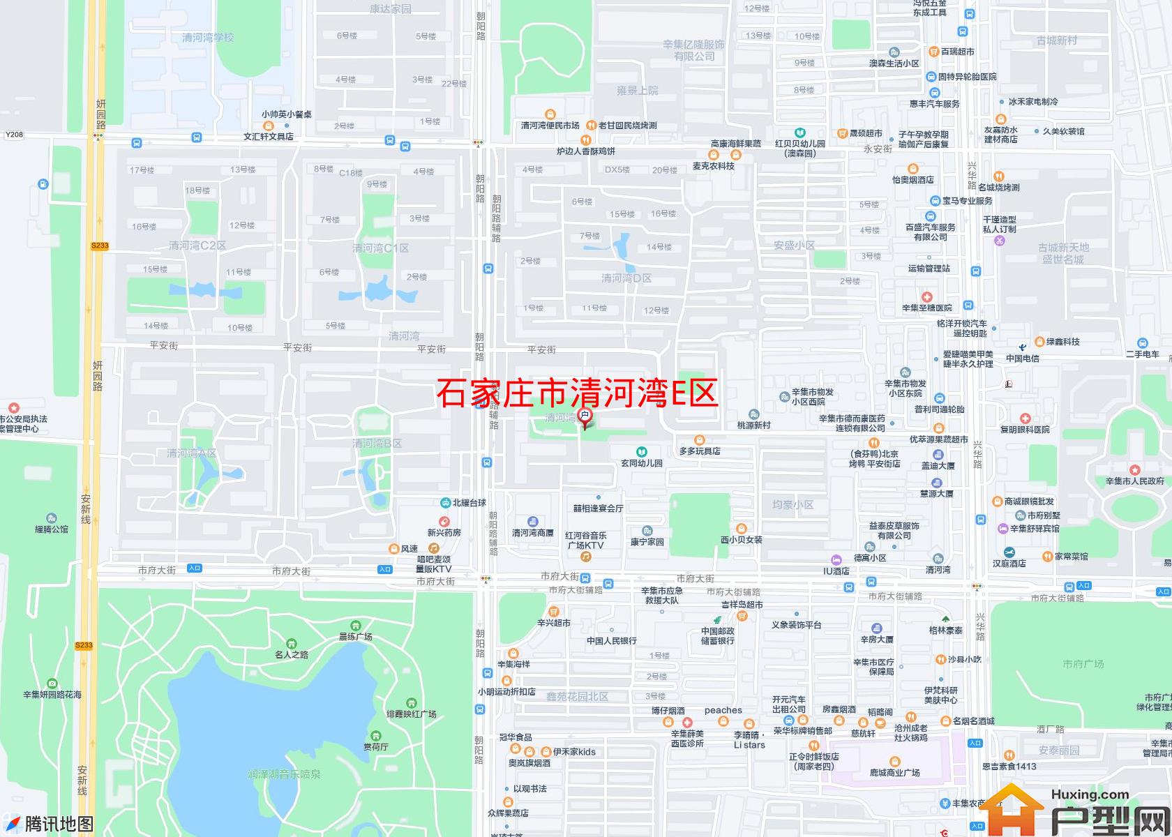清河湾E区小区 - 户型网