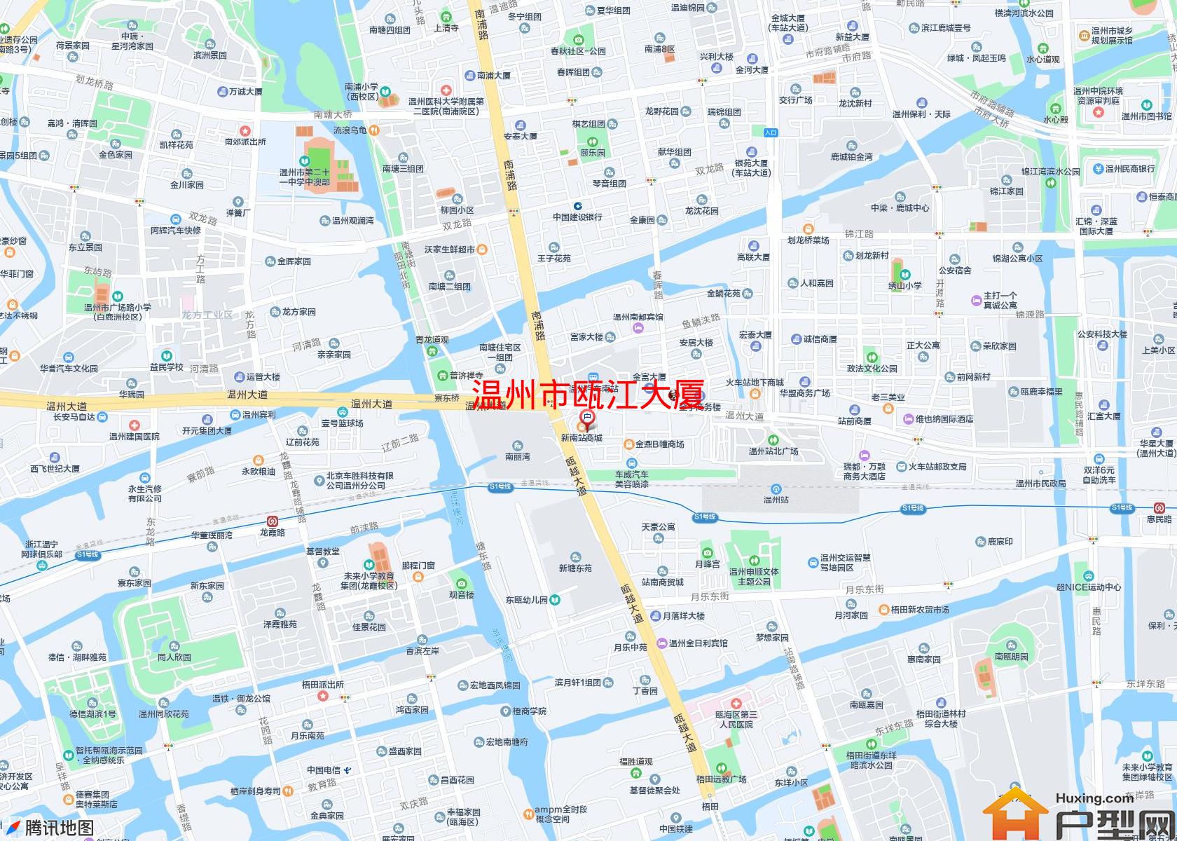 瓯江大厦小区 - 户型网