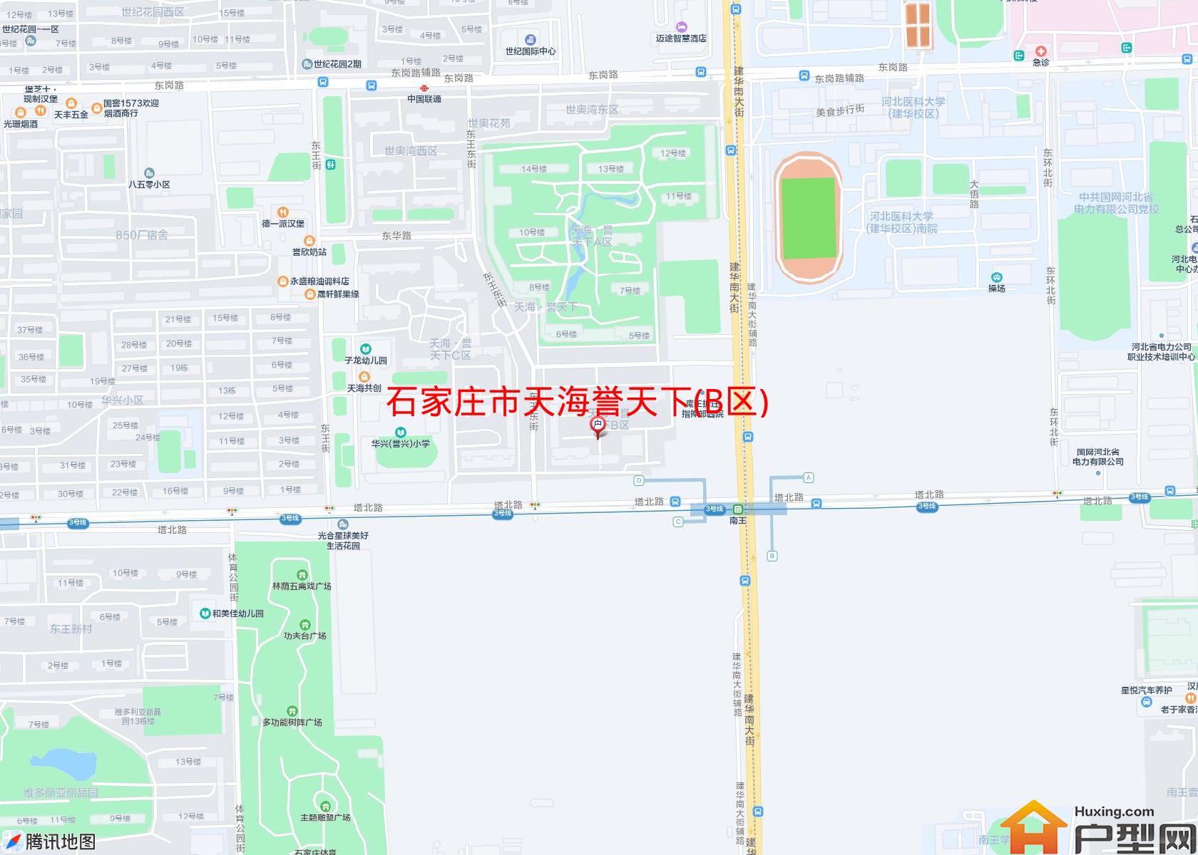 天海誉天下(B区)小区 - 户型网