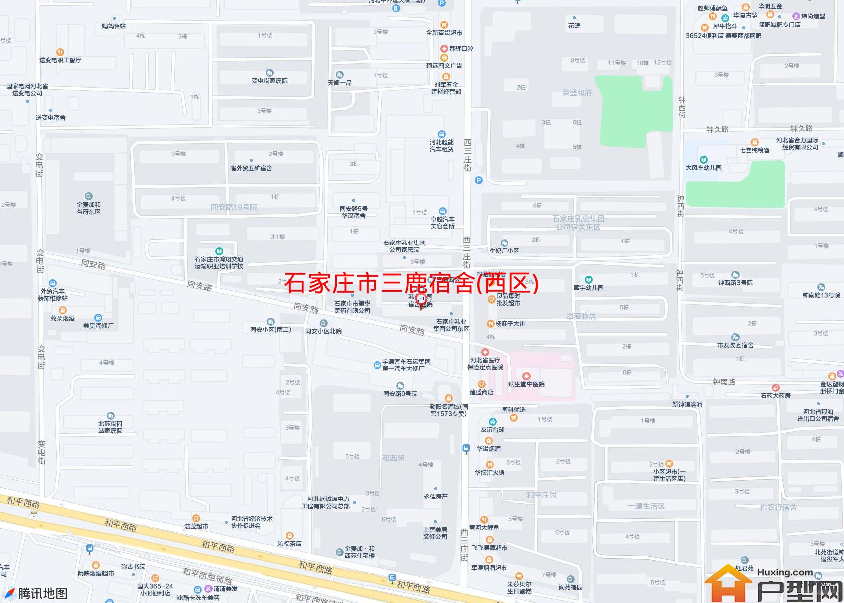 三鹿宿舍(西区)小区 - 户型网