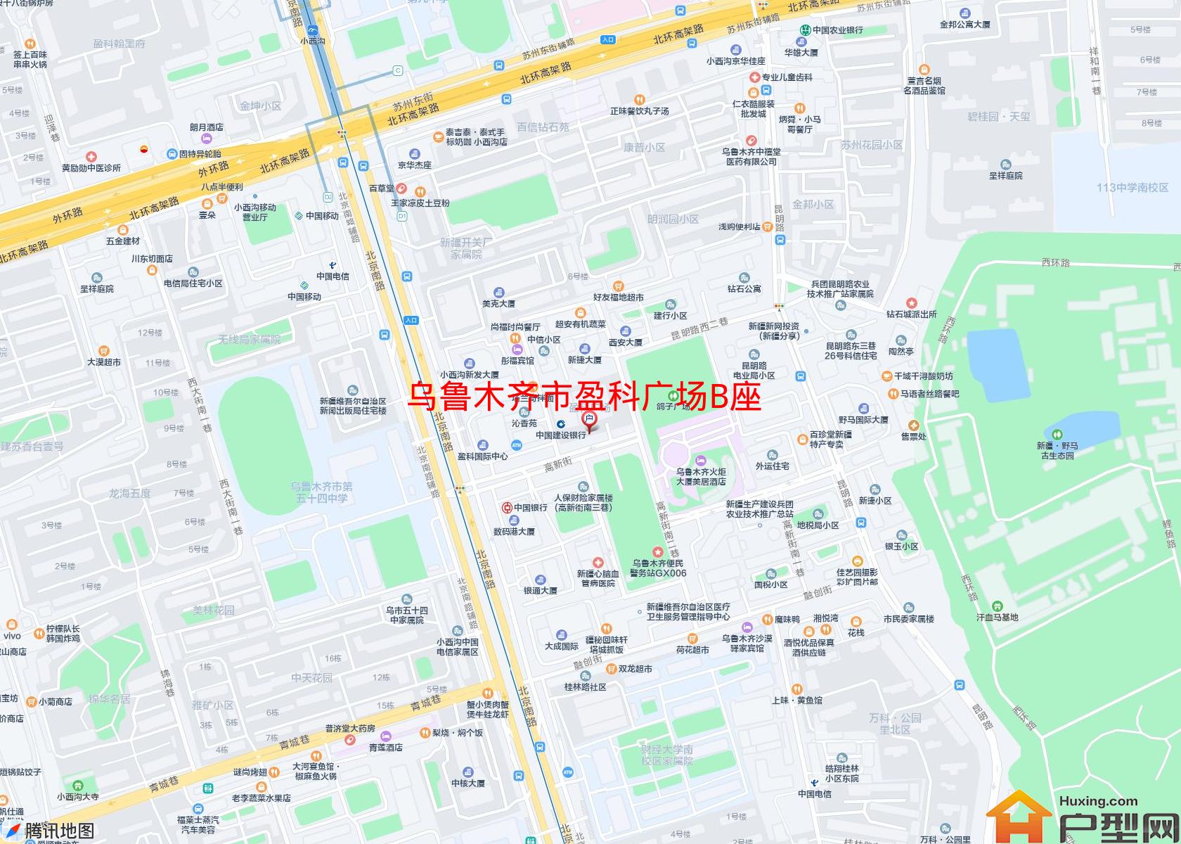 盈科广场B座小区 - 户型网