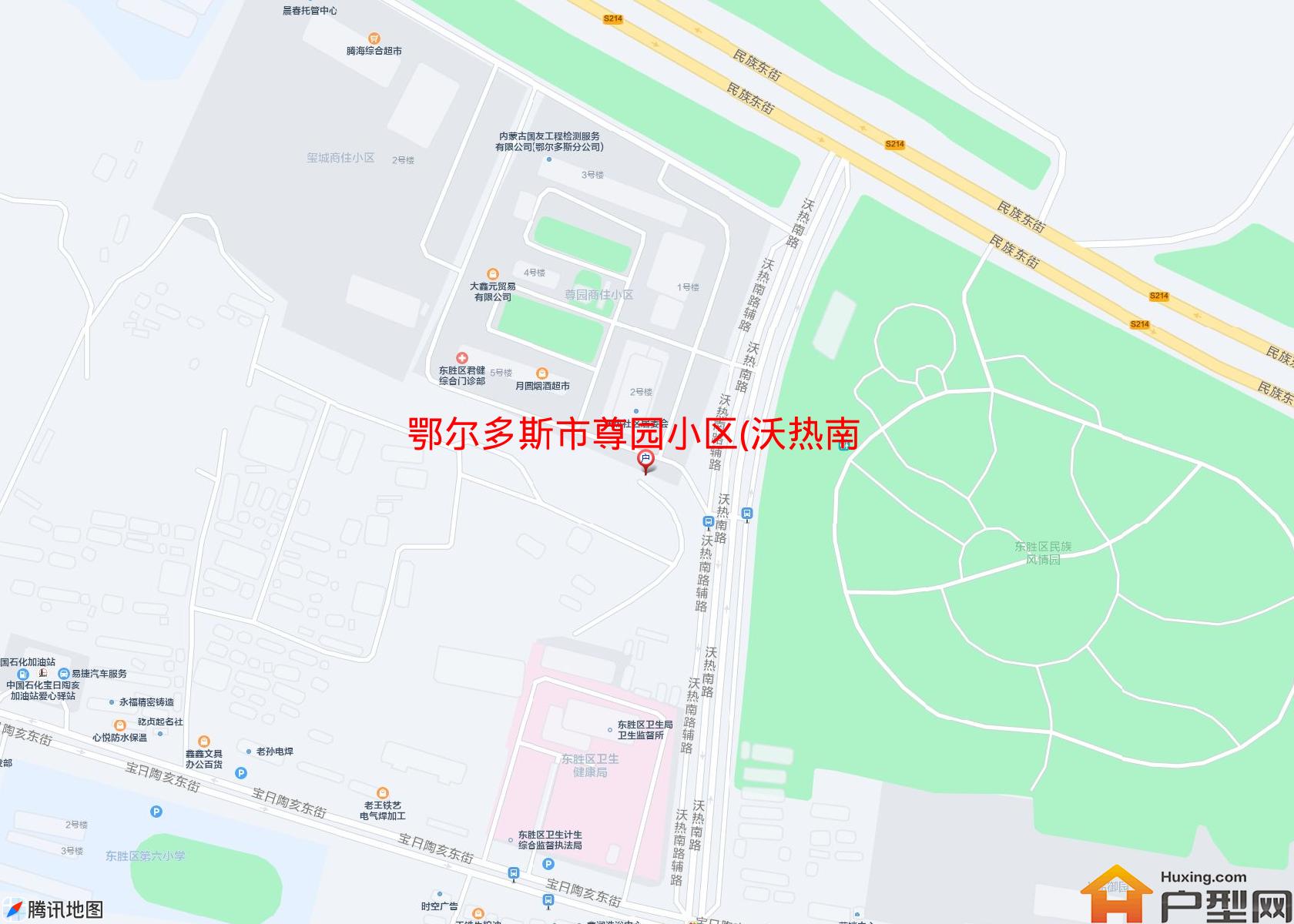 尊园小区(沃热南路)小区 - 户型网