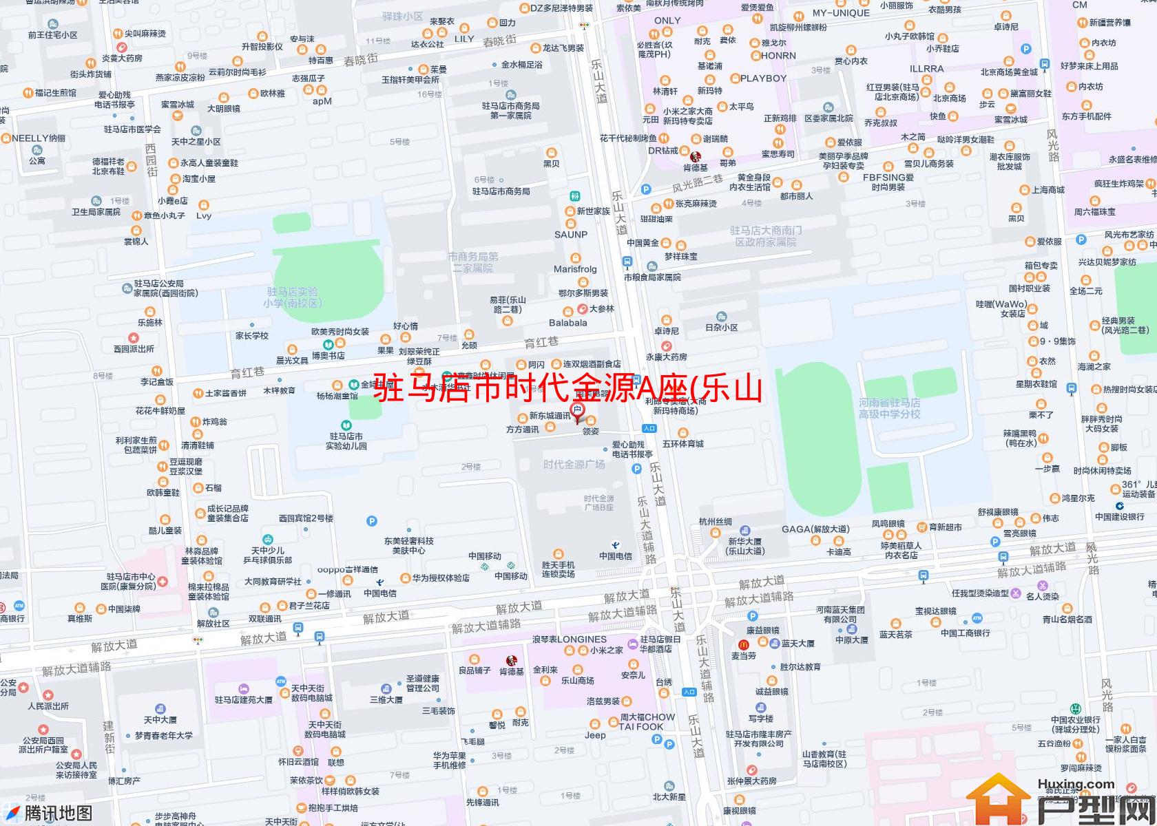时代金源A座(乐山大道489号)小区 - 户型网