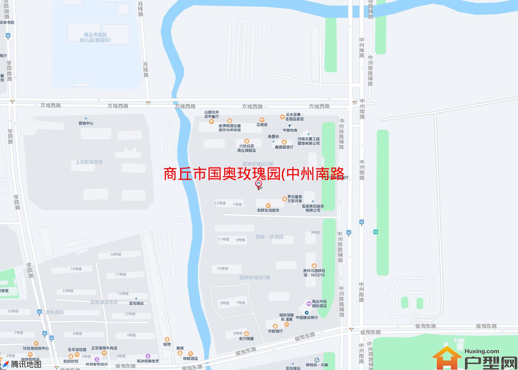 国奥玫瑰园(中州南路)小区 - 户型网