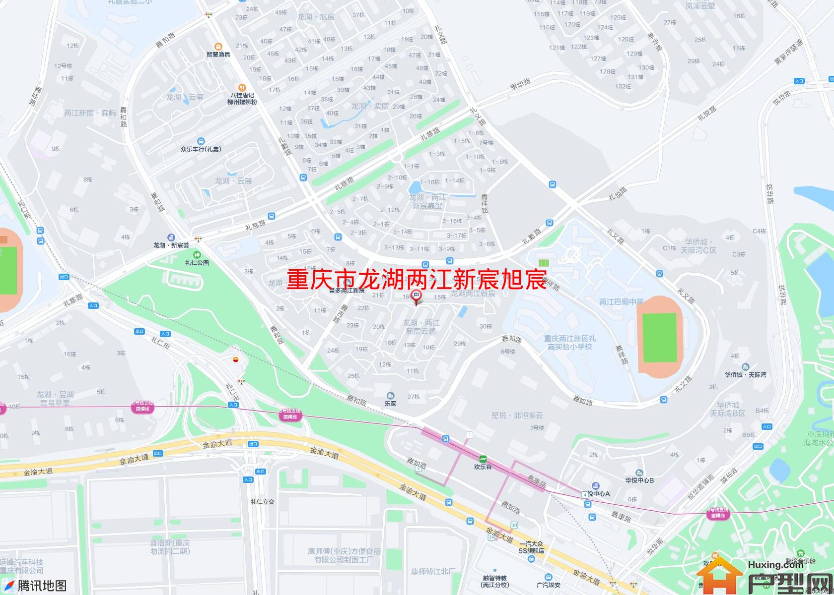 龙湖两江新宸旭宸小区 - 户型网