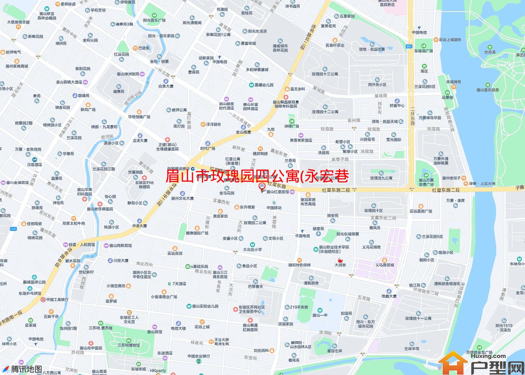 玫瑰园四公寓(永宏巷34号)小区 - 户型网