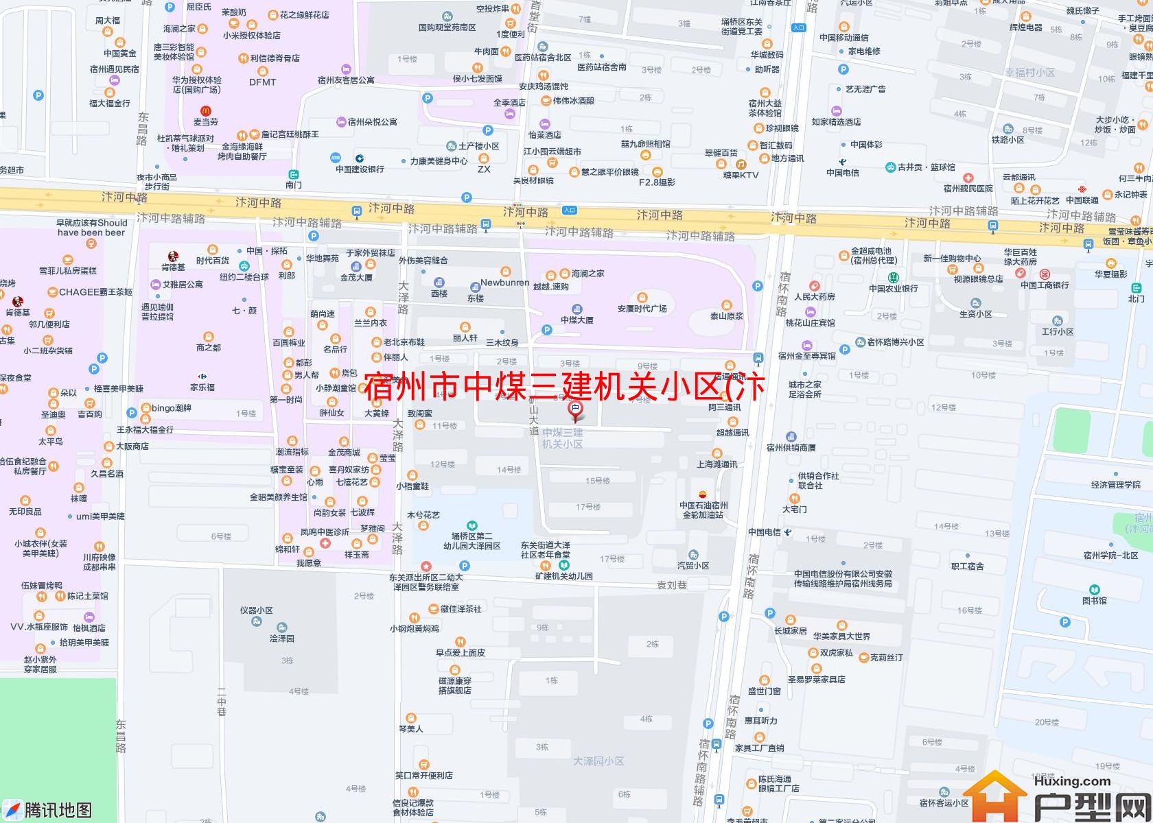 中煤三建机关小区(汴河中路)小区 - 户型网