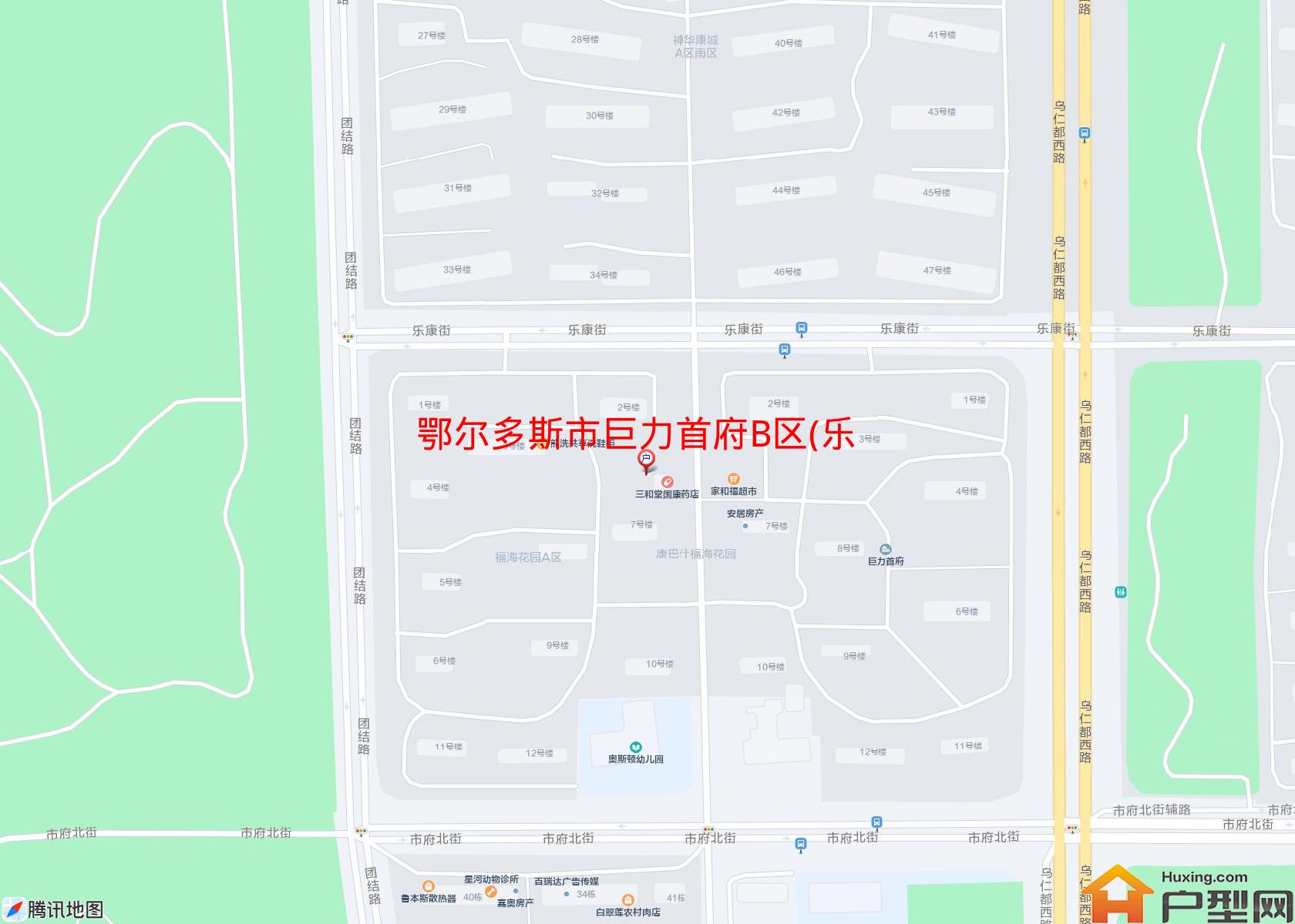 巨力首府B区(乐康街 )小区 - 户型网