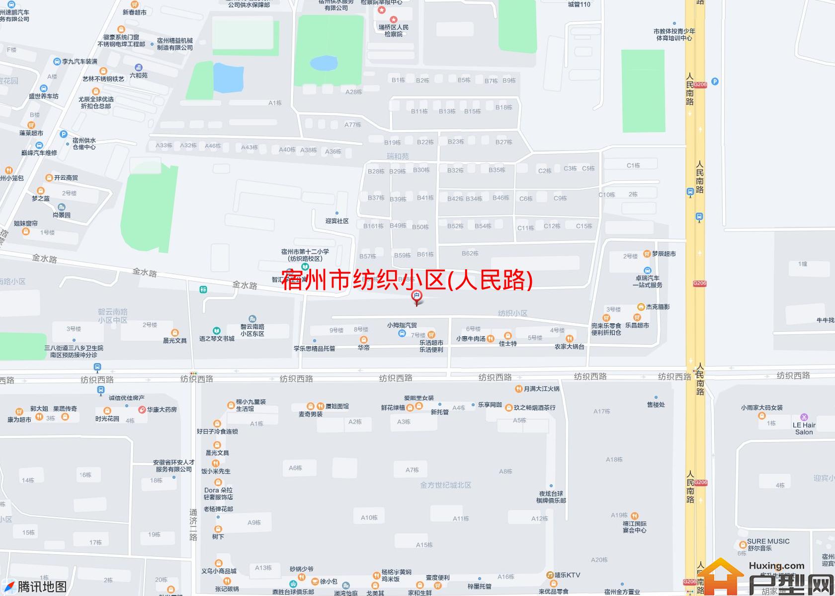 纺织小区(人民路)小区 - 户型网