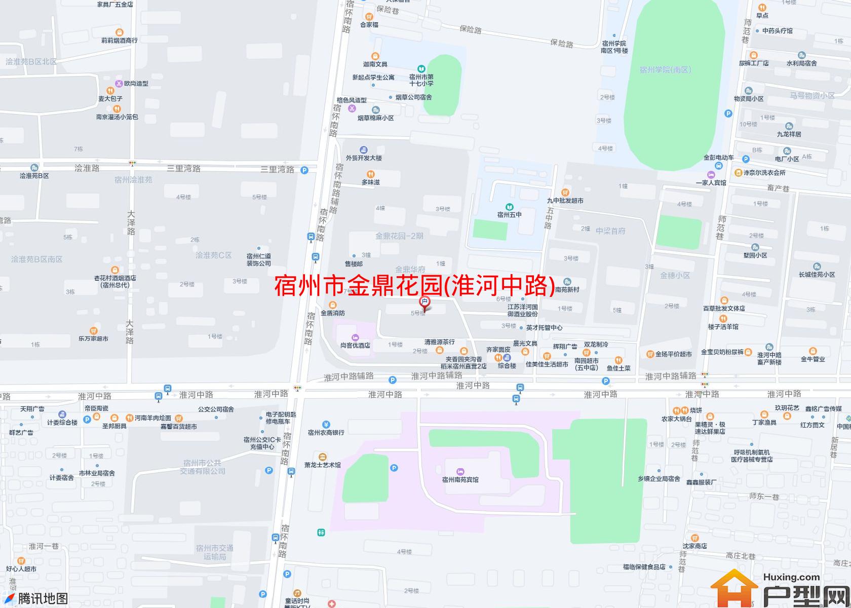 金鼎花园(淮河中路)小区 - 户型网