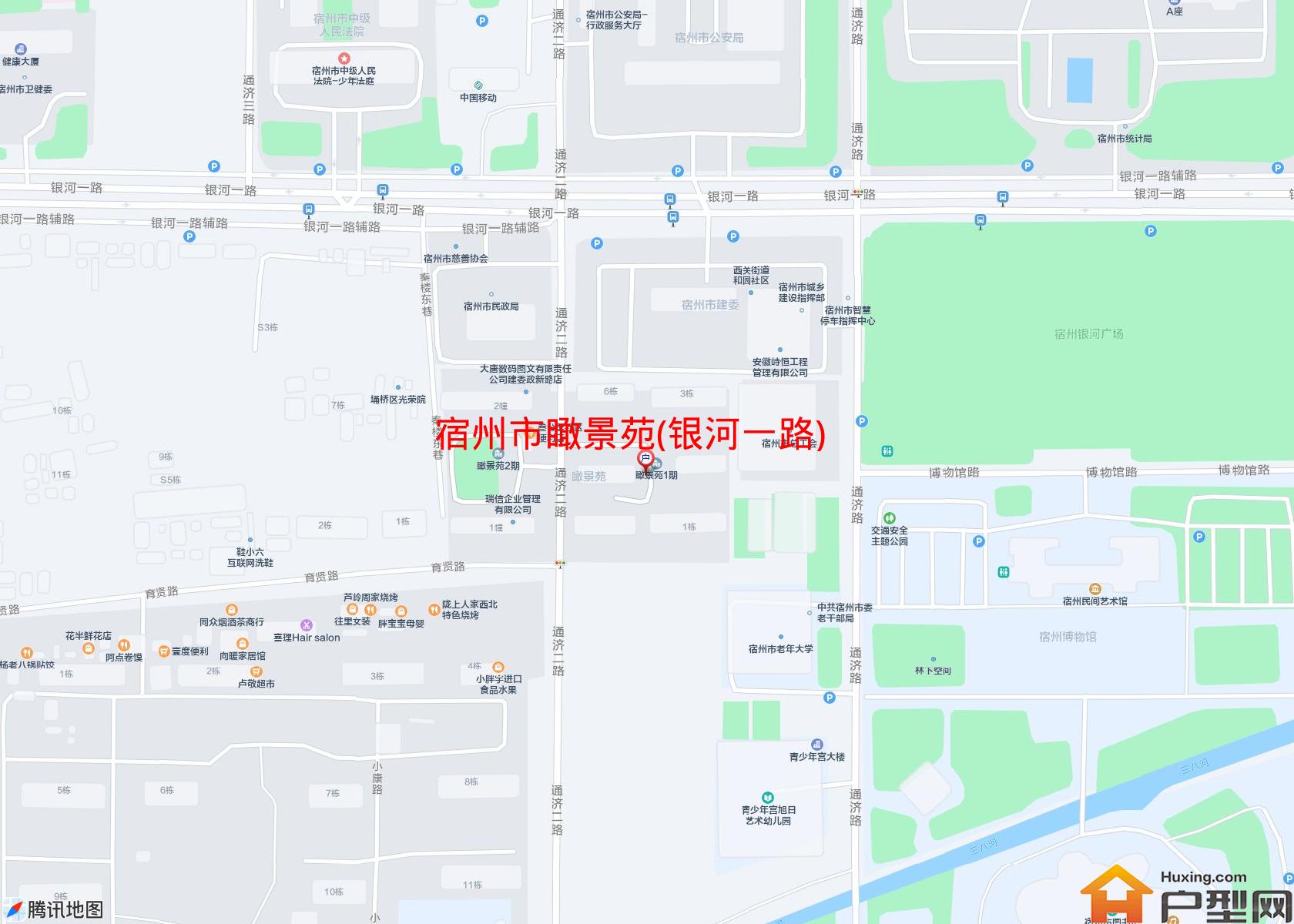 瞰景苑(银河一路)小区 - 户型网