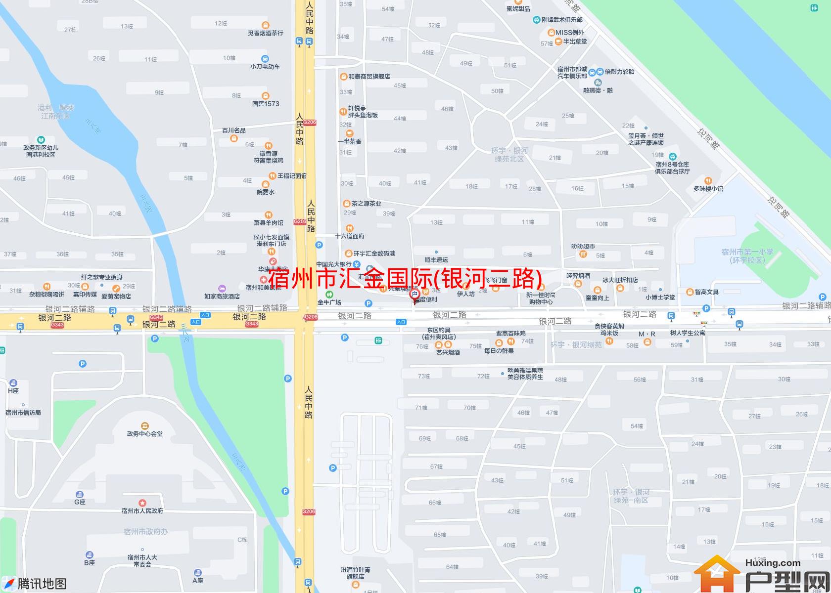 汇金国际(银河二路)小区 - 户型网
