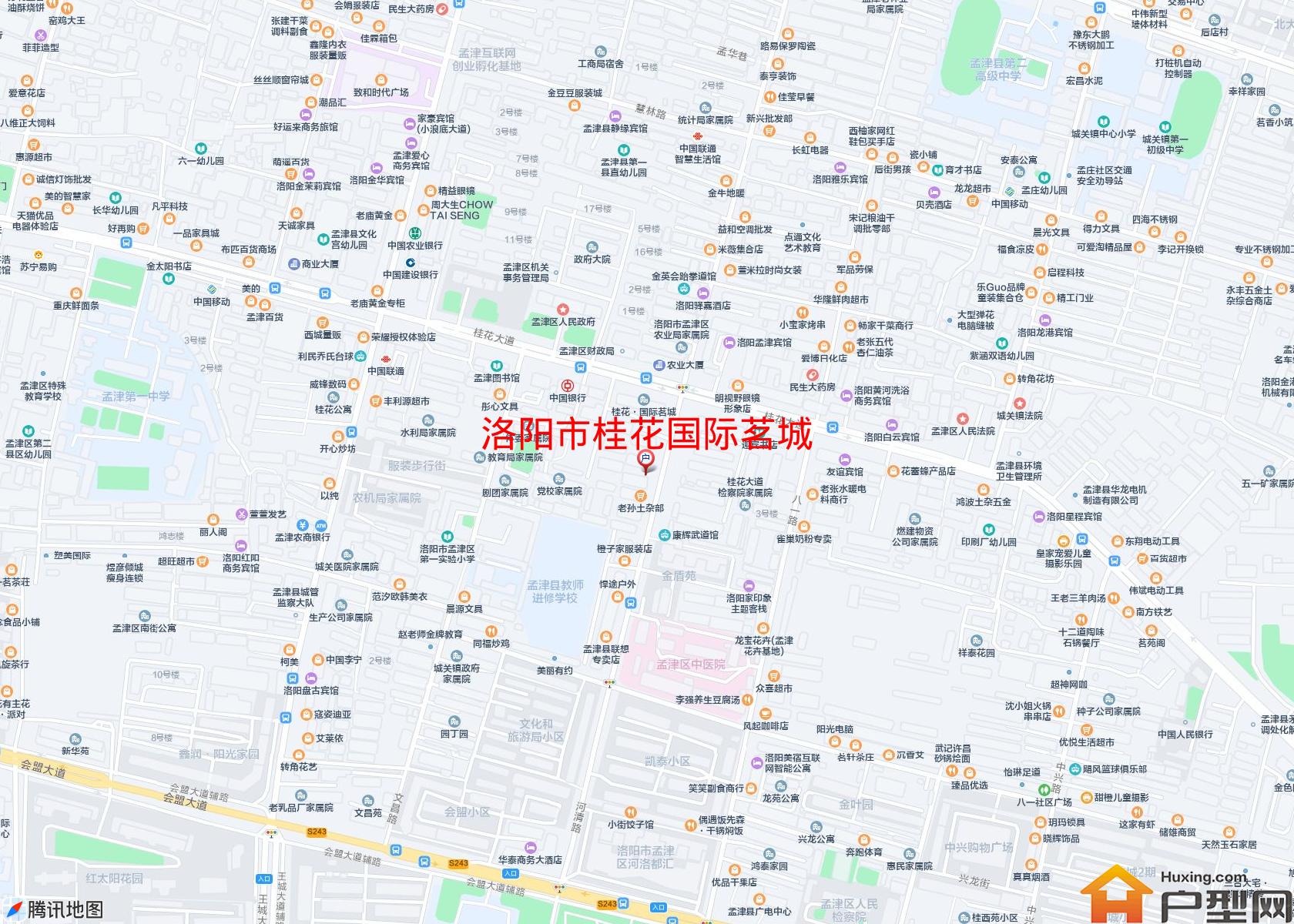 桂花国际茗城小区 - 户型网