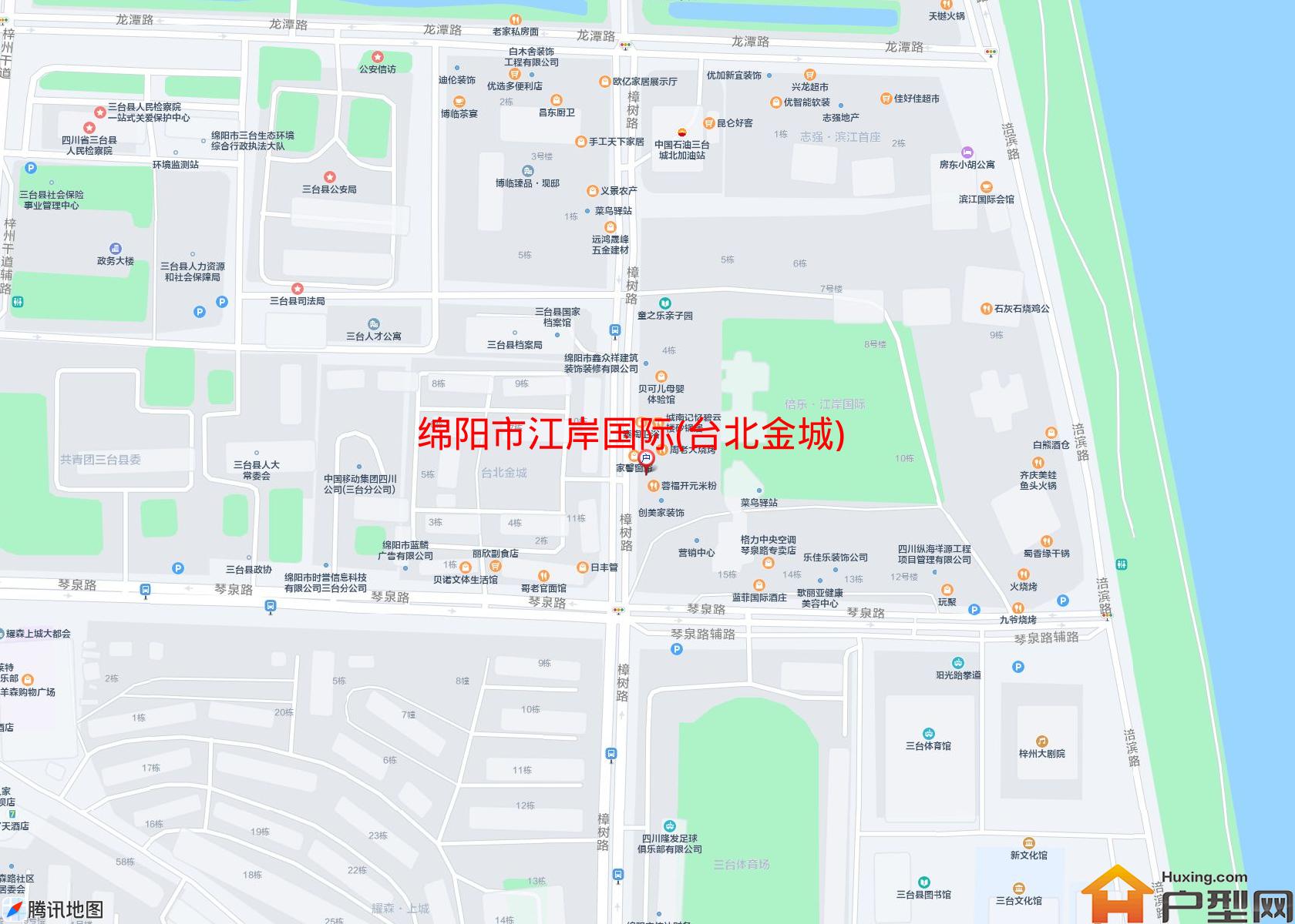 江岸国际(台北金城)小区 - 户型网