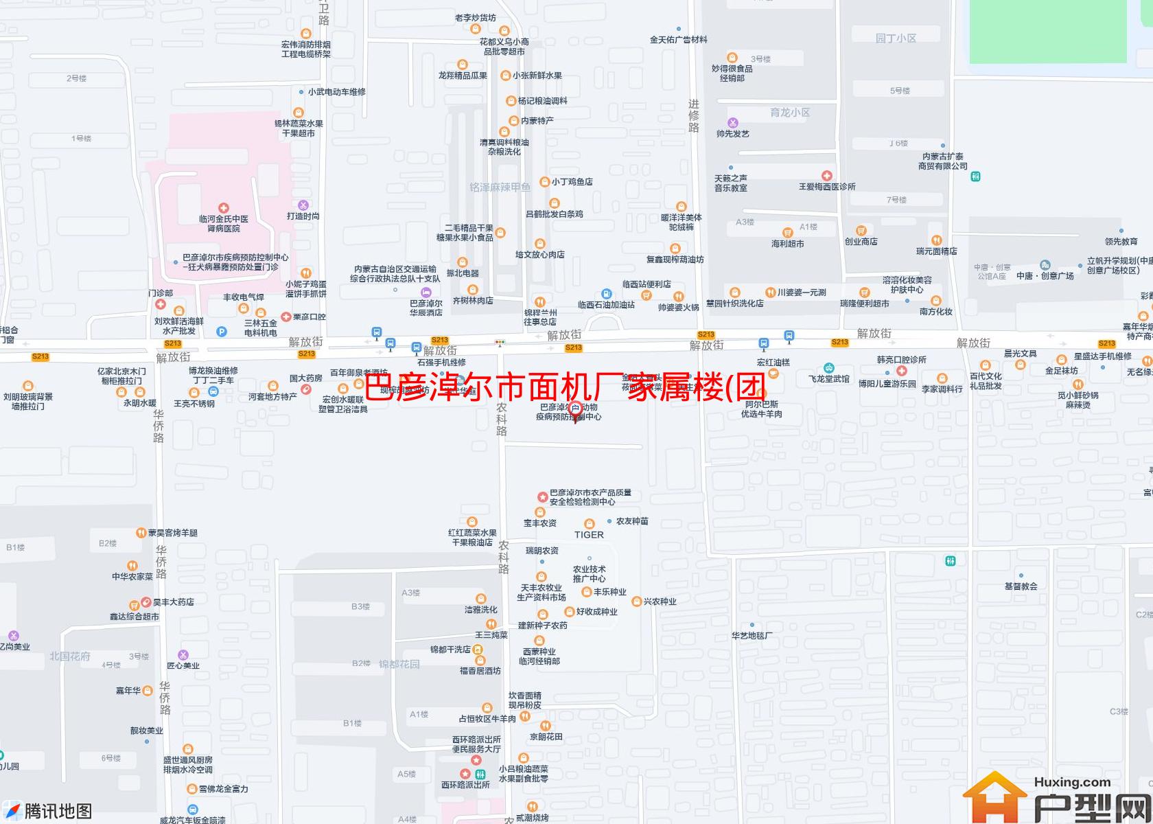 面机厂家属楼(团结路)小区 - 户型网