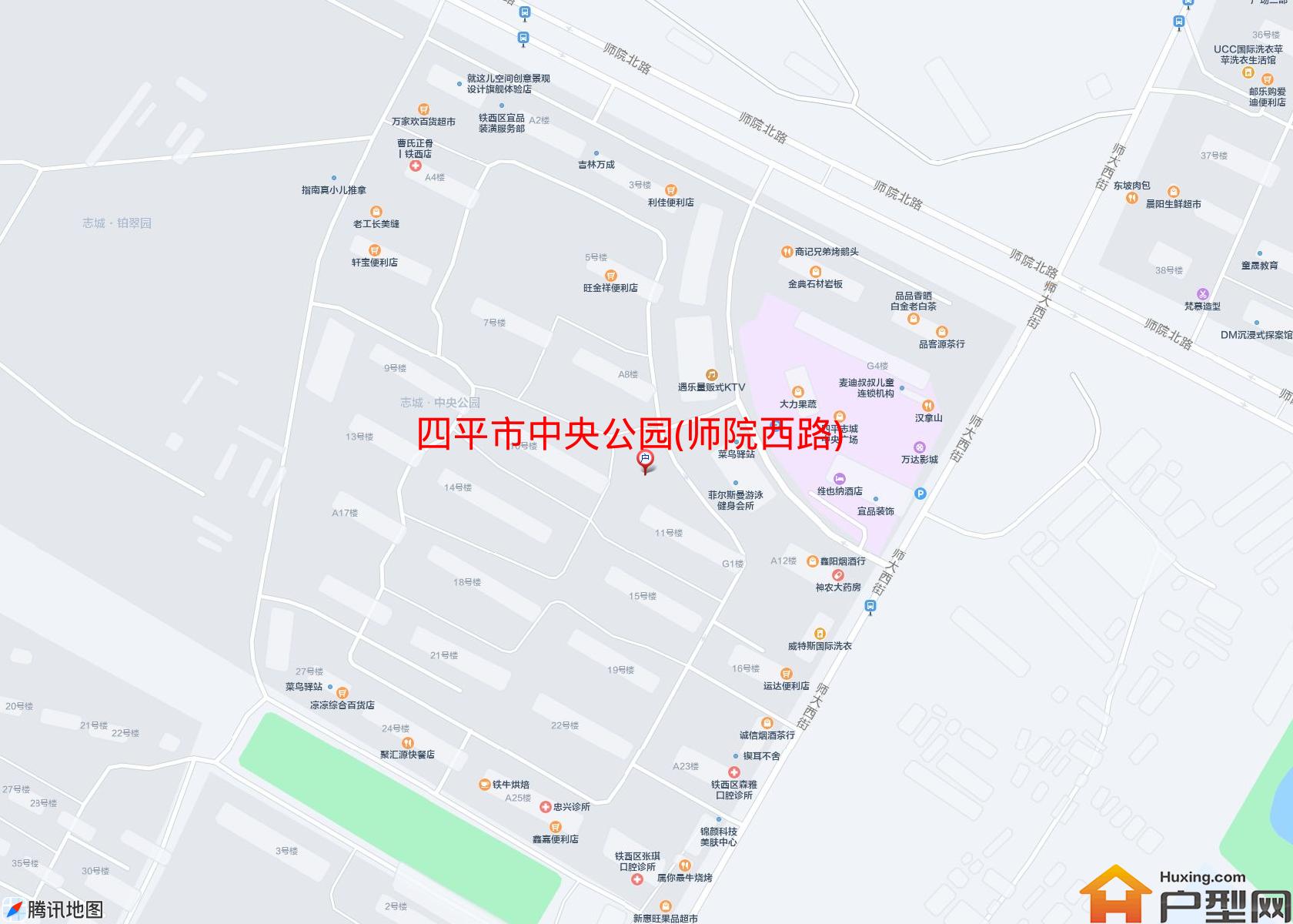 中央公园(师院西路)小区 - 户型网
