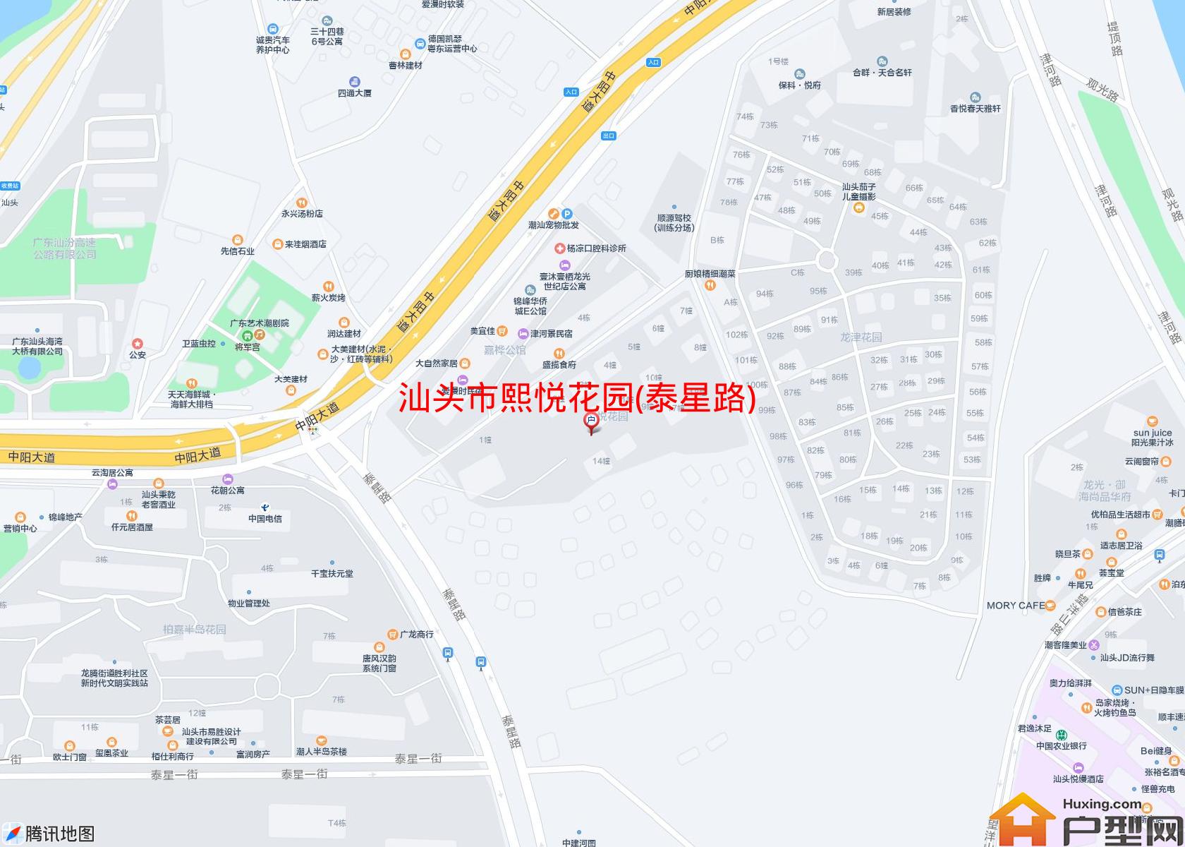 熙悦花园(泰星路)小区 - 户型网