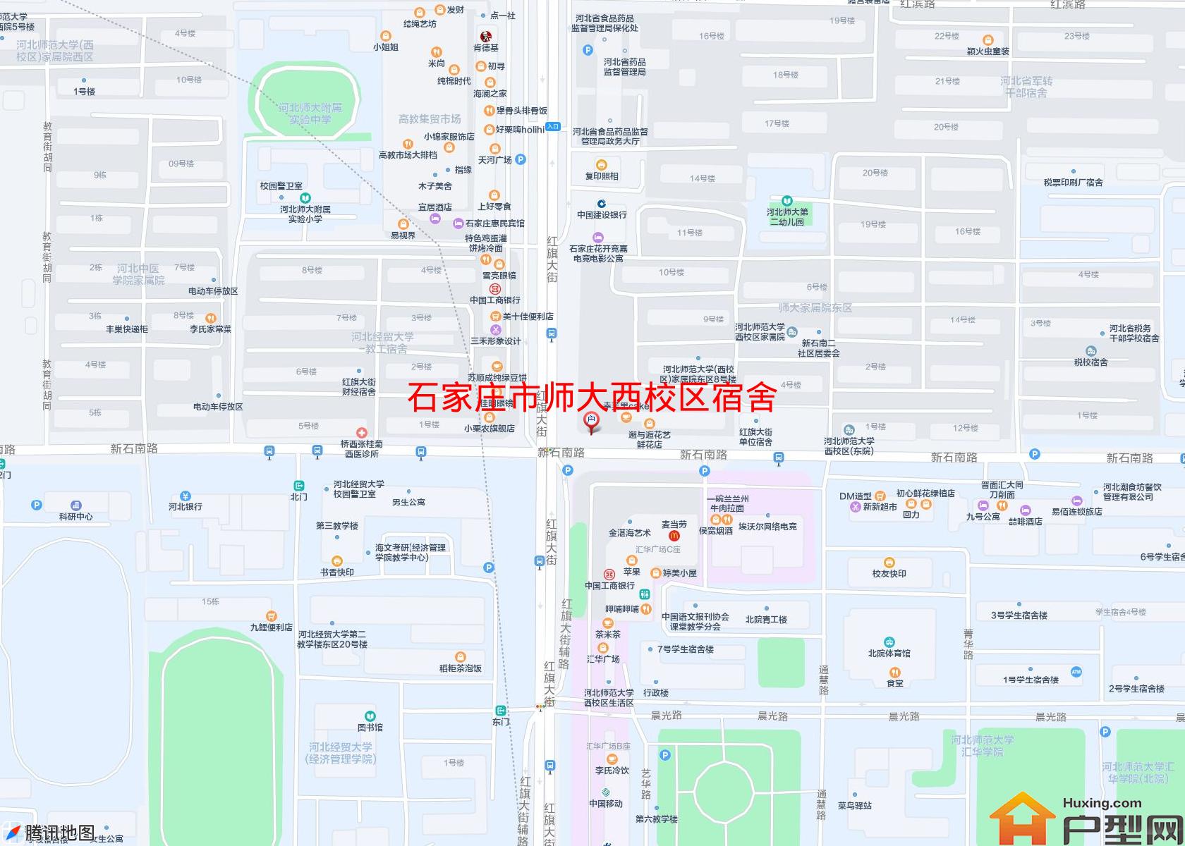 师大西校区宿舍小区 - 户型网