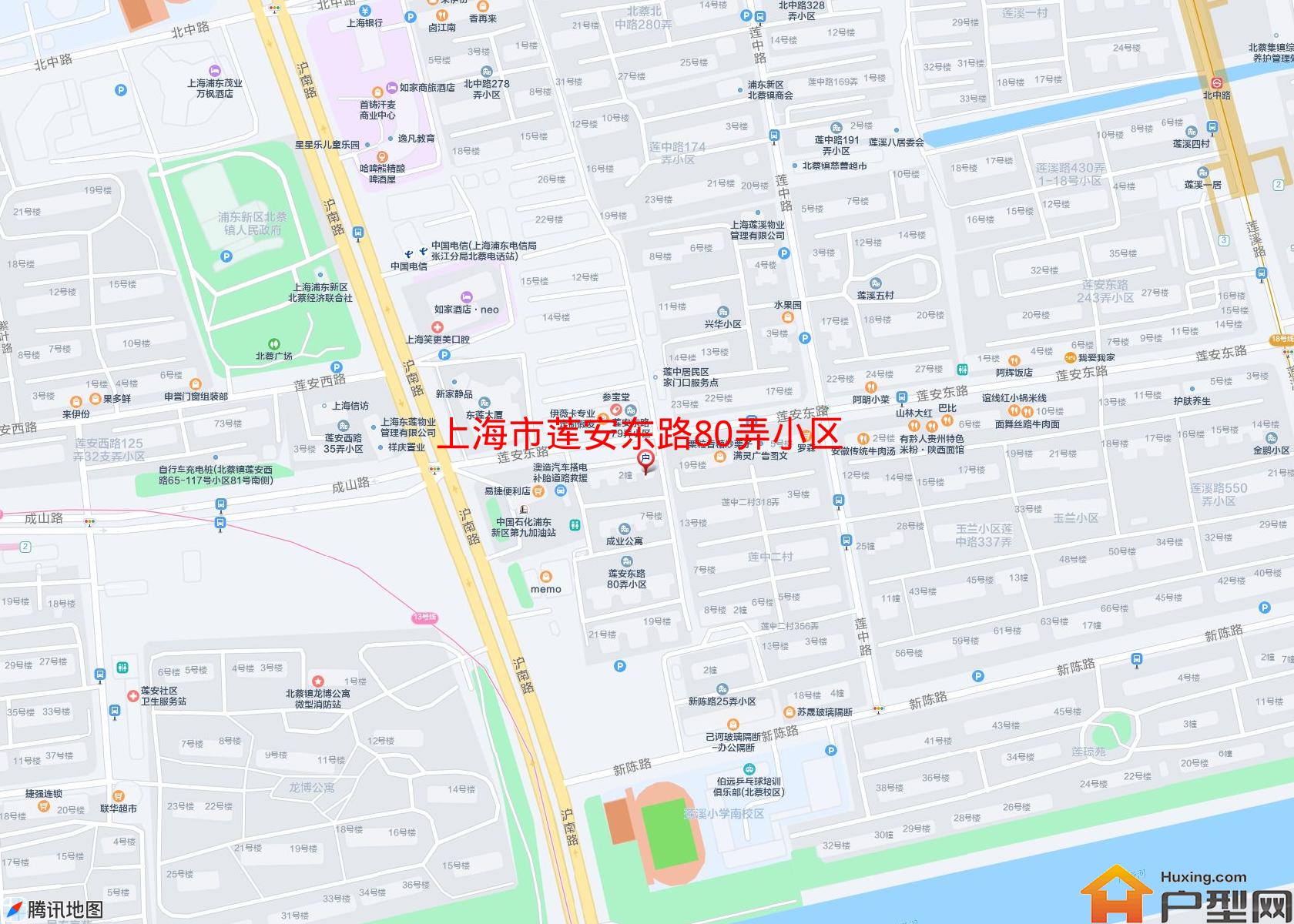 莲安东路80弄小区小区 - 户型网