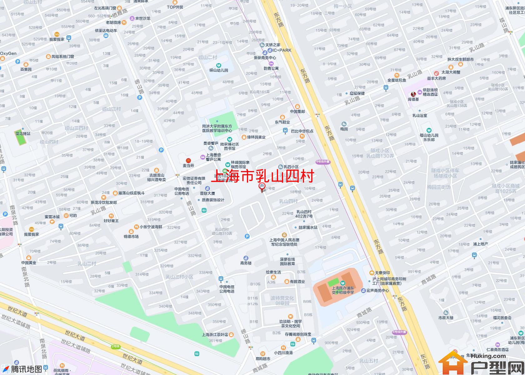 乳山四村小区 - 户型网