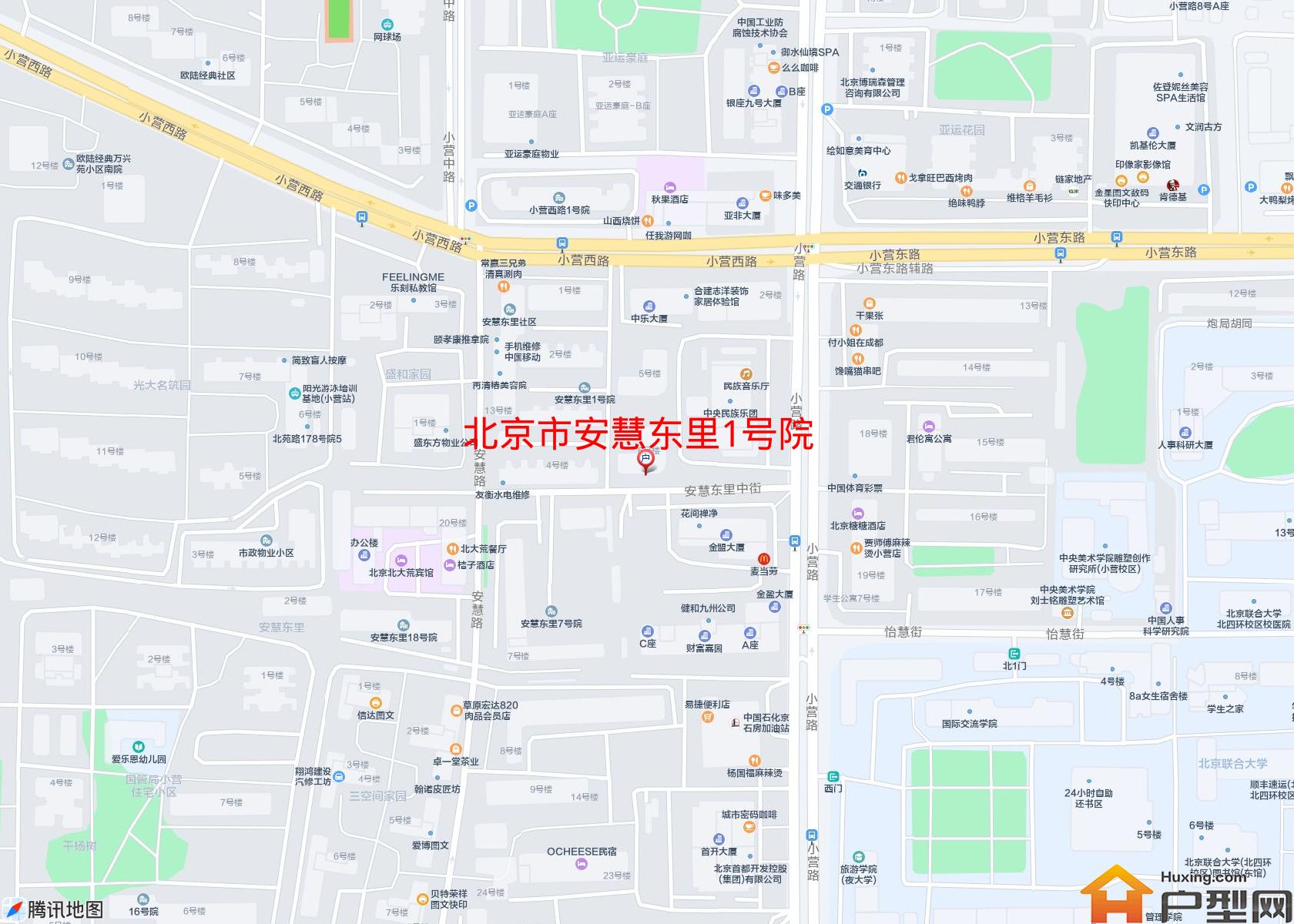 安慧东里1号院小区 - 户型网