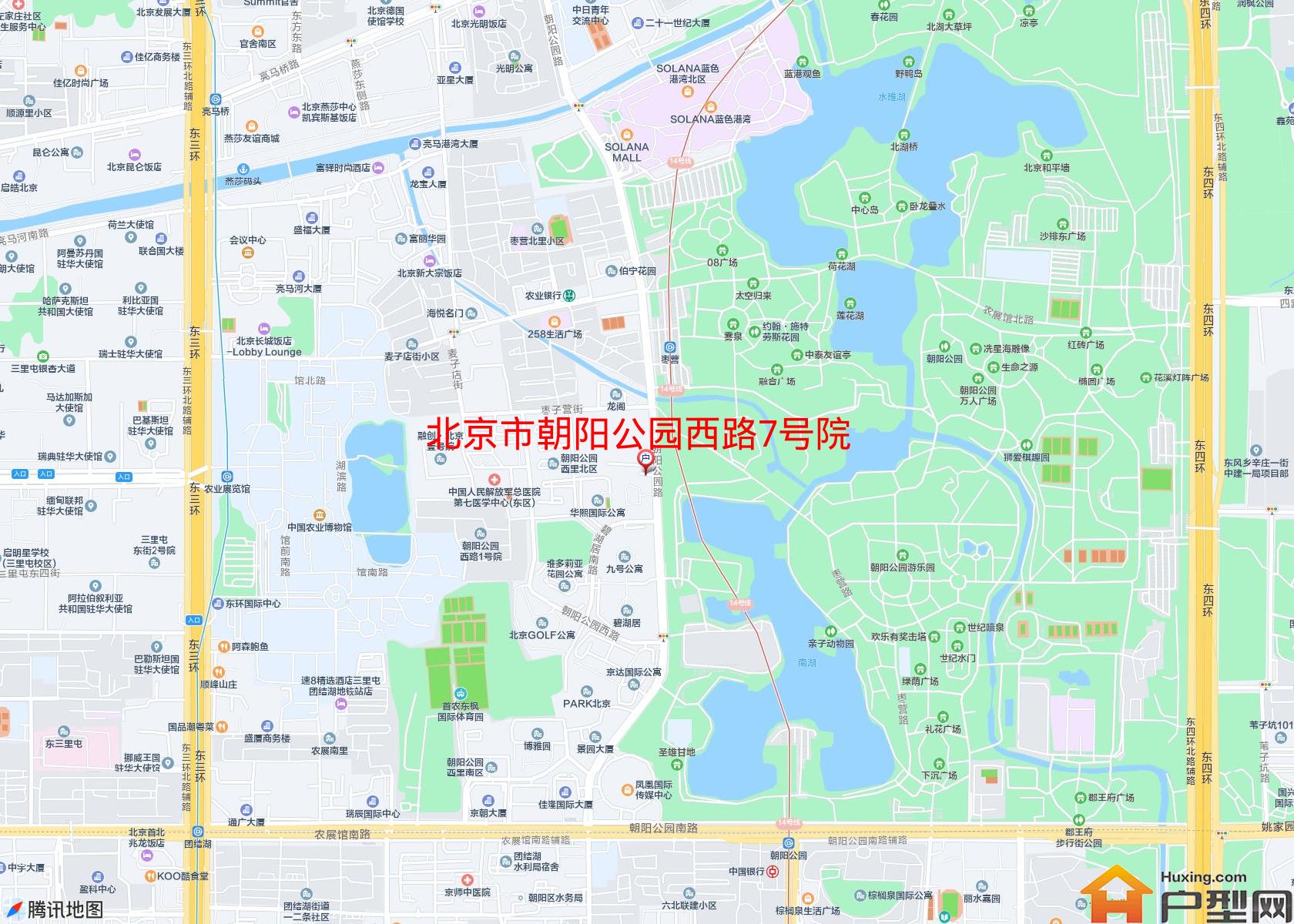 朝阳公园西路7号院小区 - 户型网