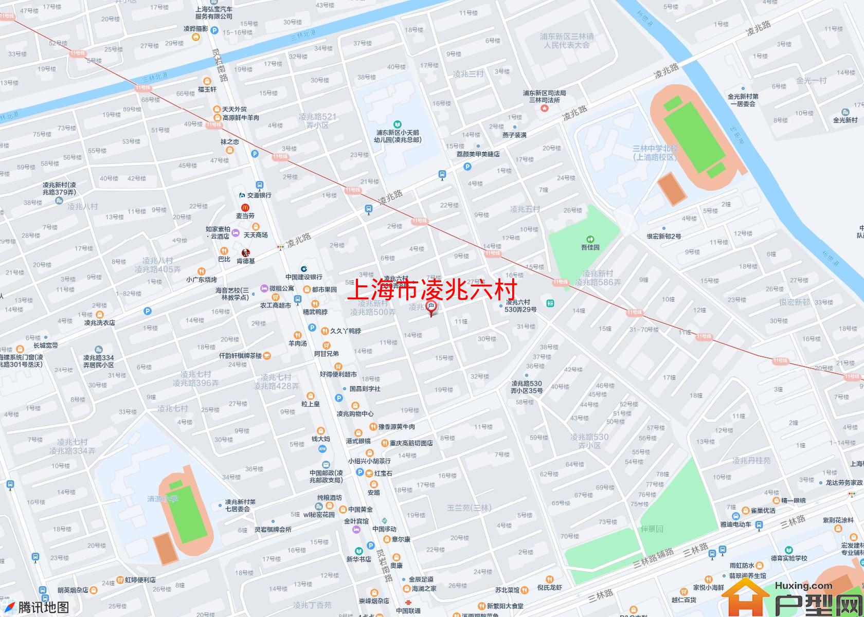 凌兆六村小区 - 户型网