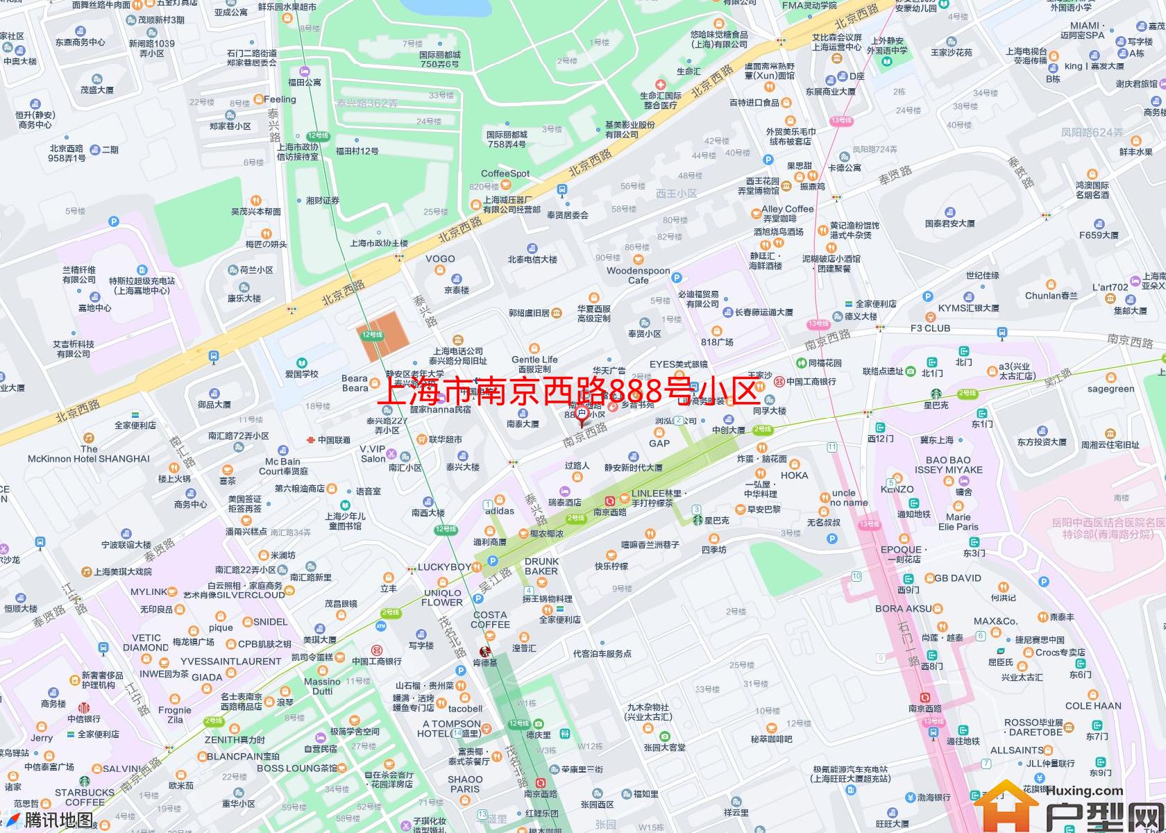 南京西路888号小区小区 - 户型网