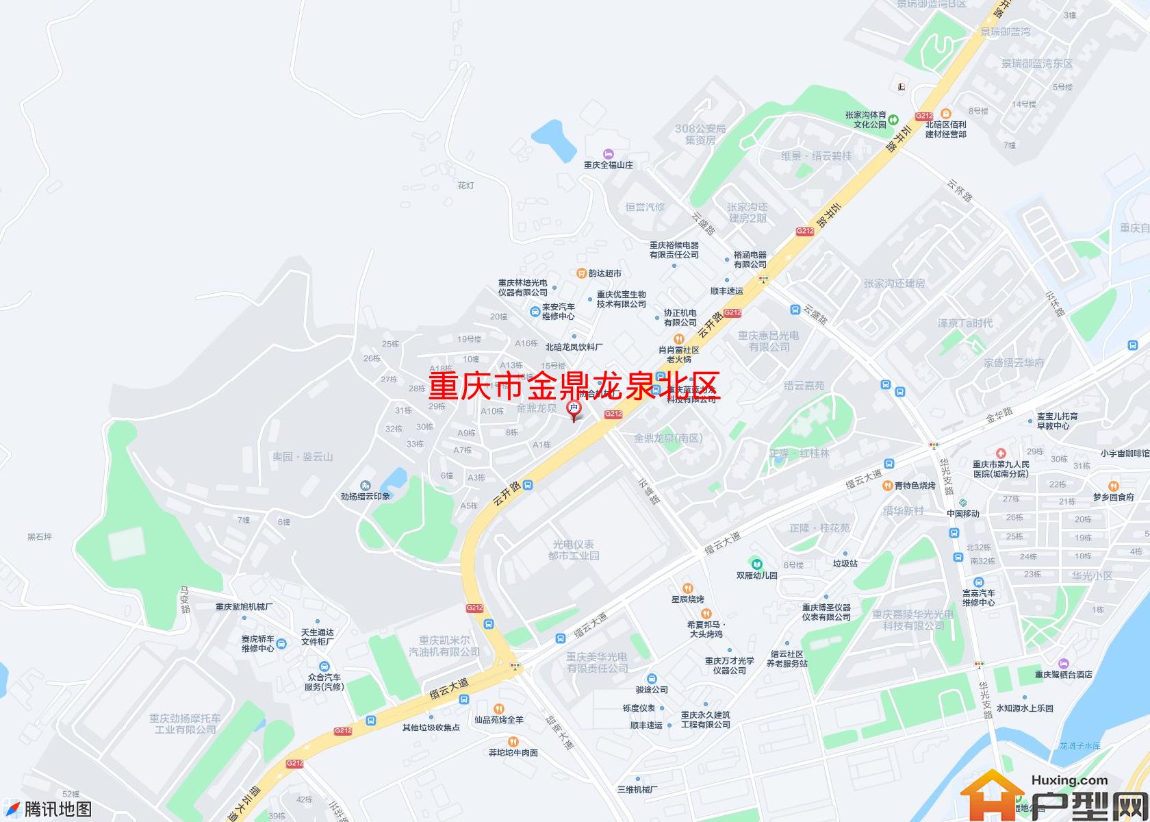 金鼎龙泉北区小区 - 户型网