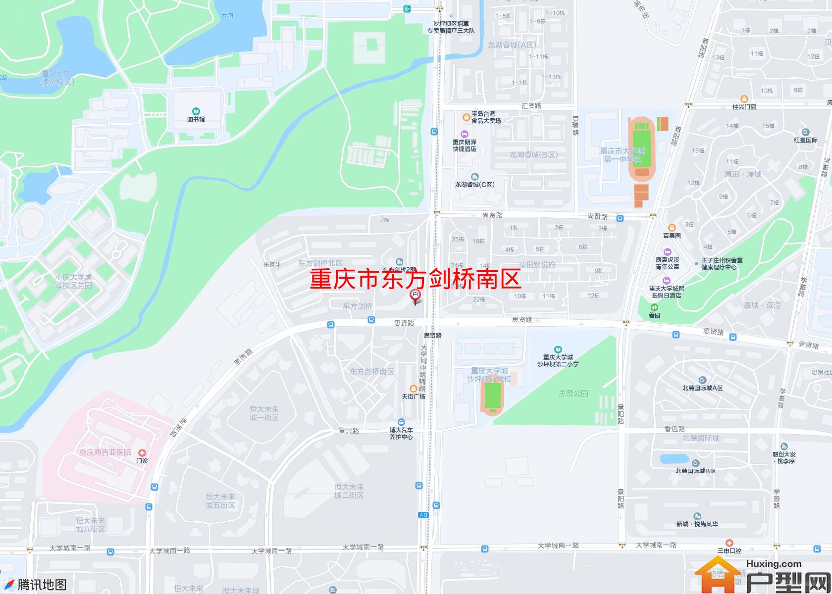 东方剑桥南区小区 - 户型网