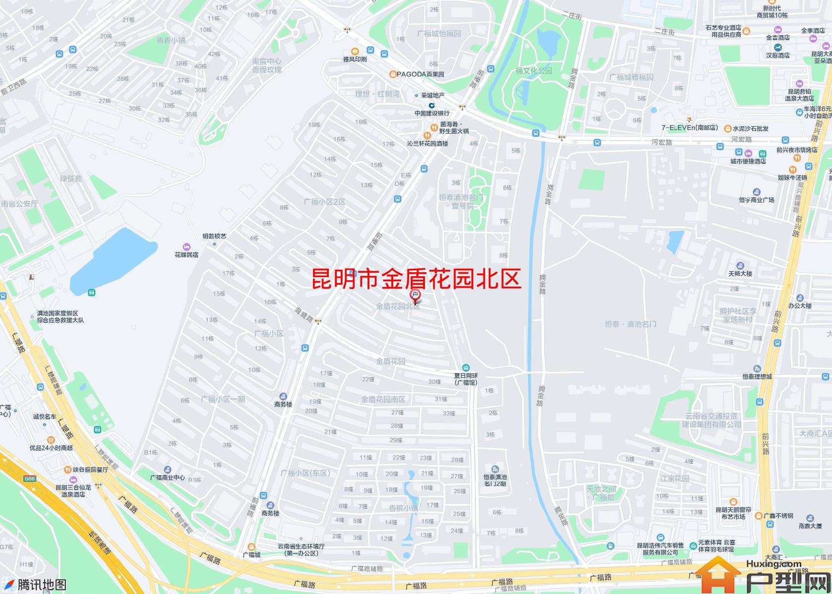 金盾花园北区小区 - 户型网