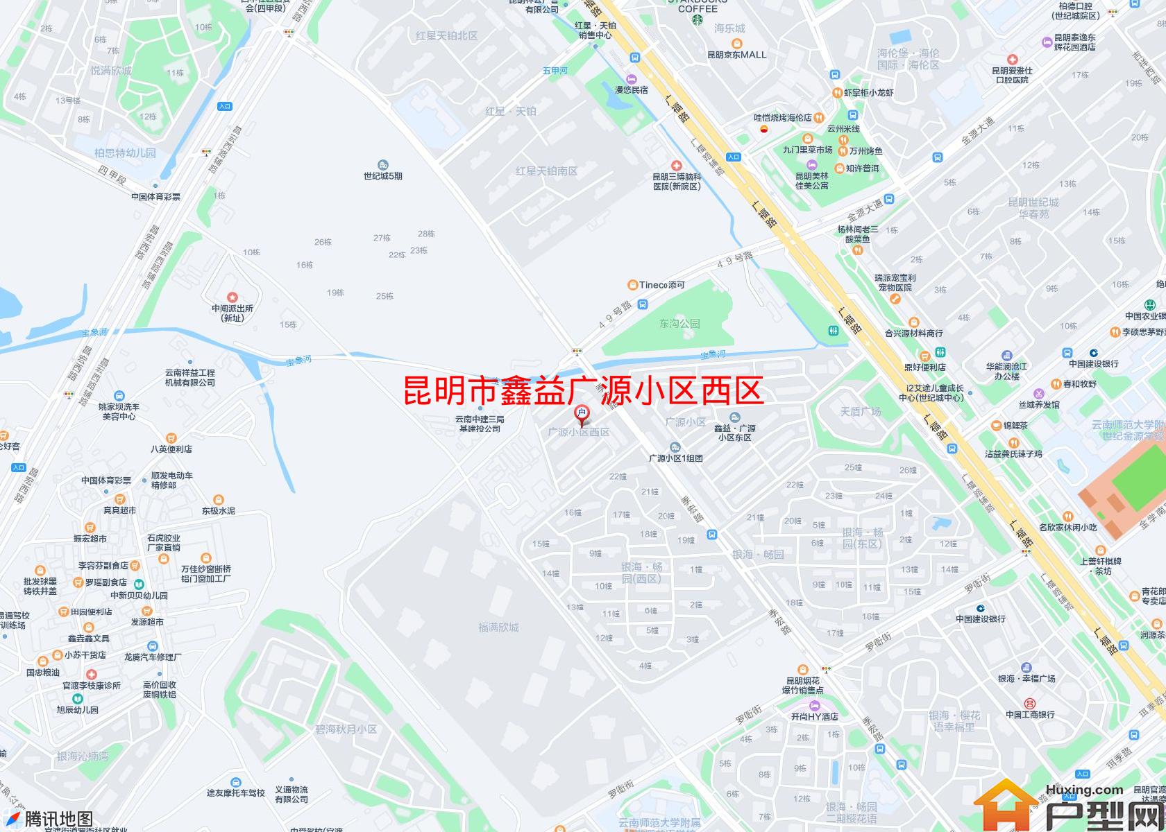 鑫益广源小区西区小区 - 户型网