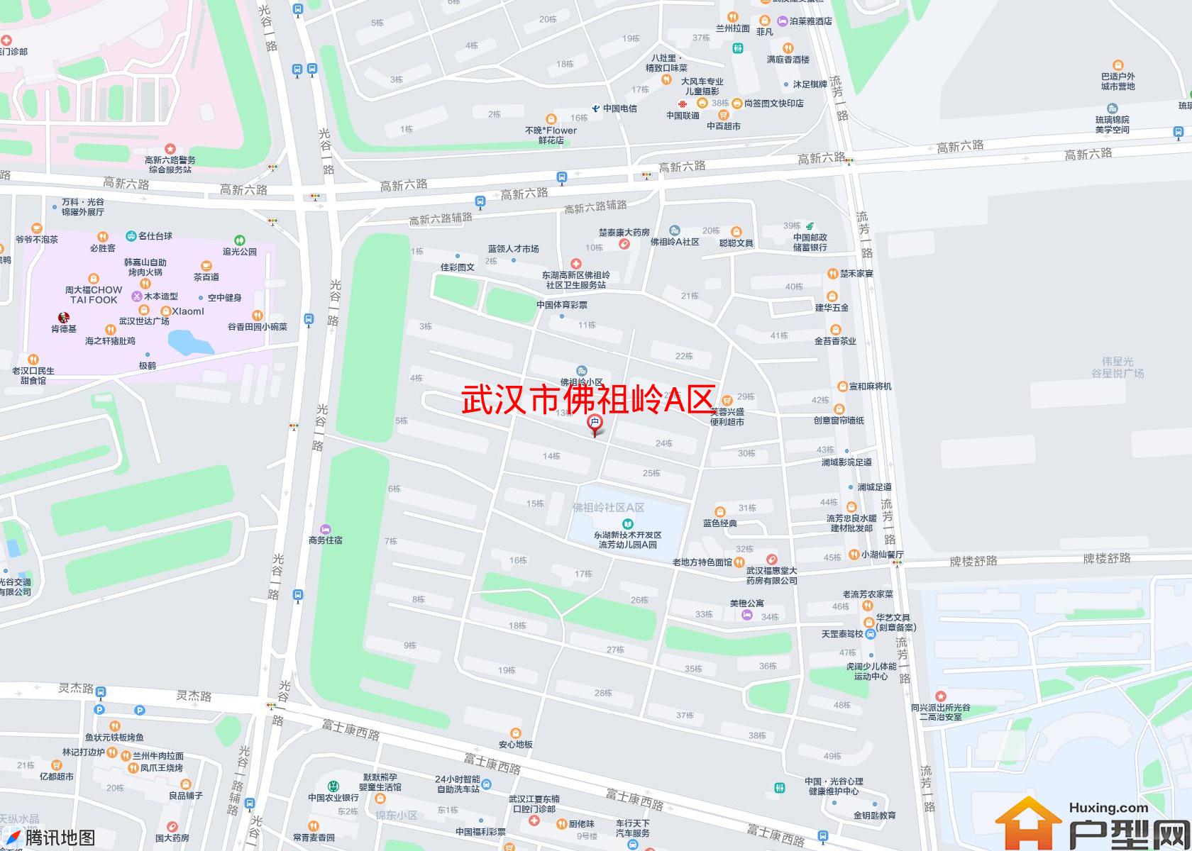 佛祖岭A区小区 - 户型网