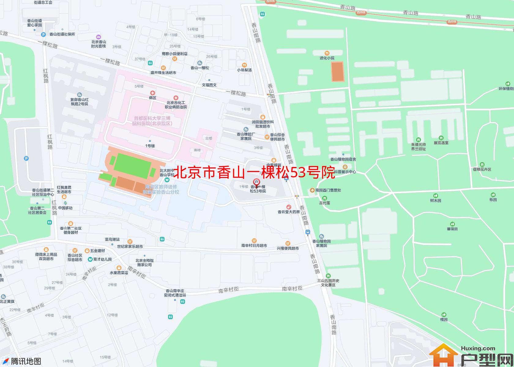 香山一棵松53号院小区 - 户型网