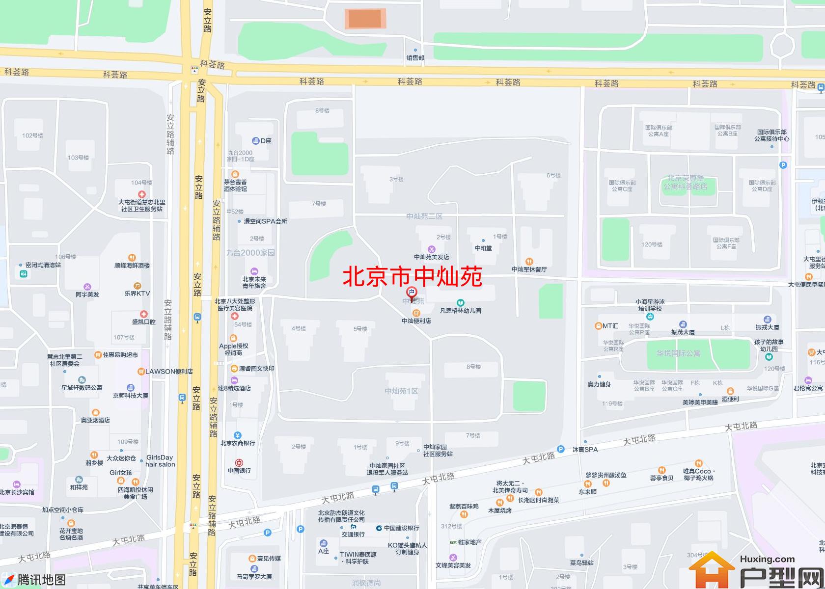 中灿苑小区 - 户型网