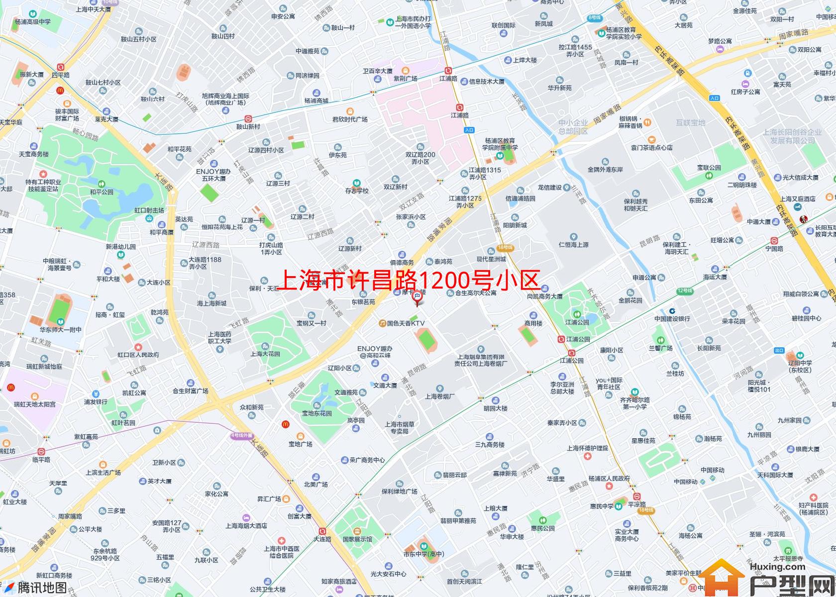 许昌路1200号小区小区 - 户型网