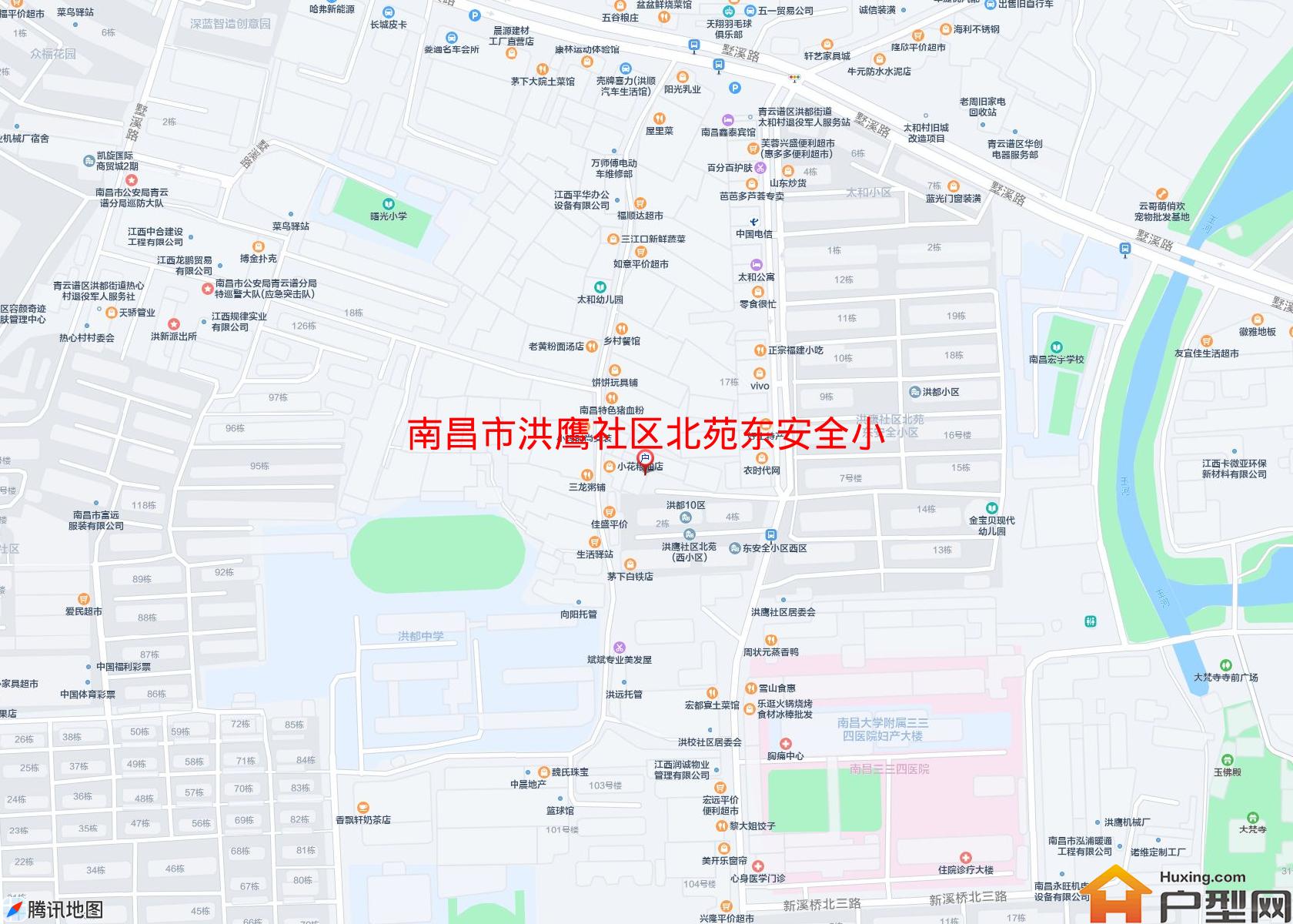 洪鹰社区北苑东安全小区小区 - 户型网