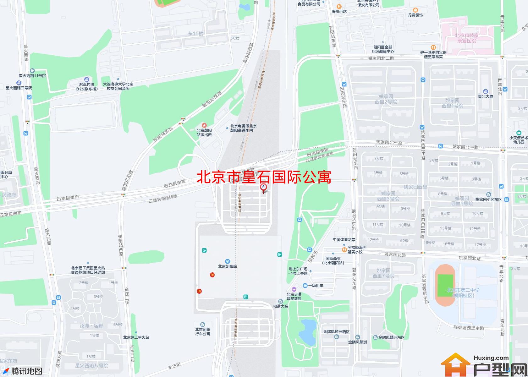 皇石国际公寓小区 - 户型网