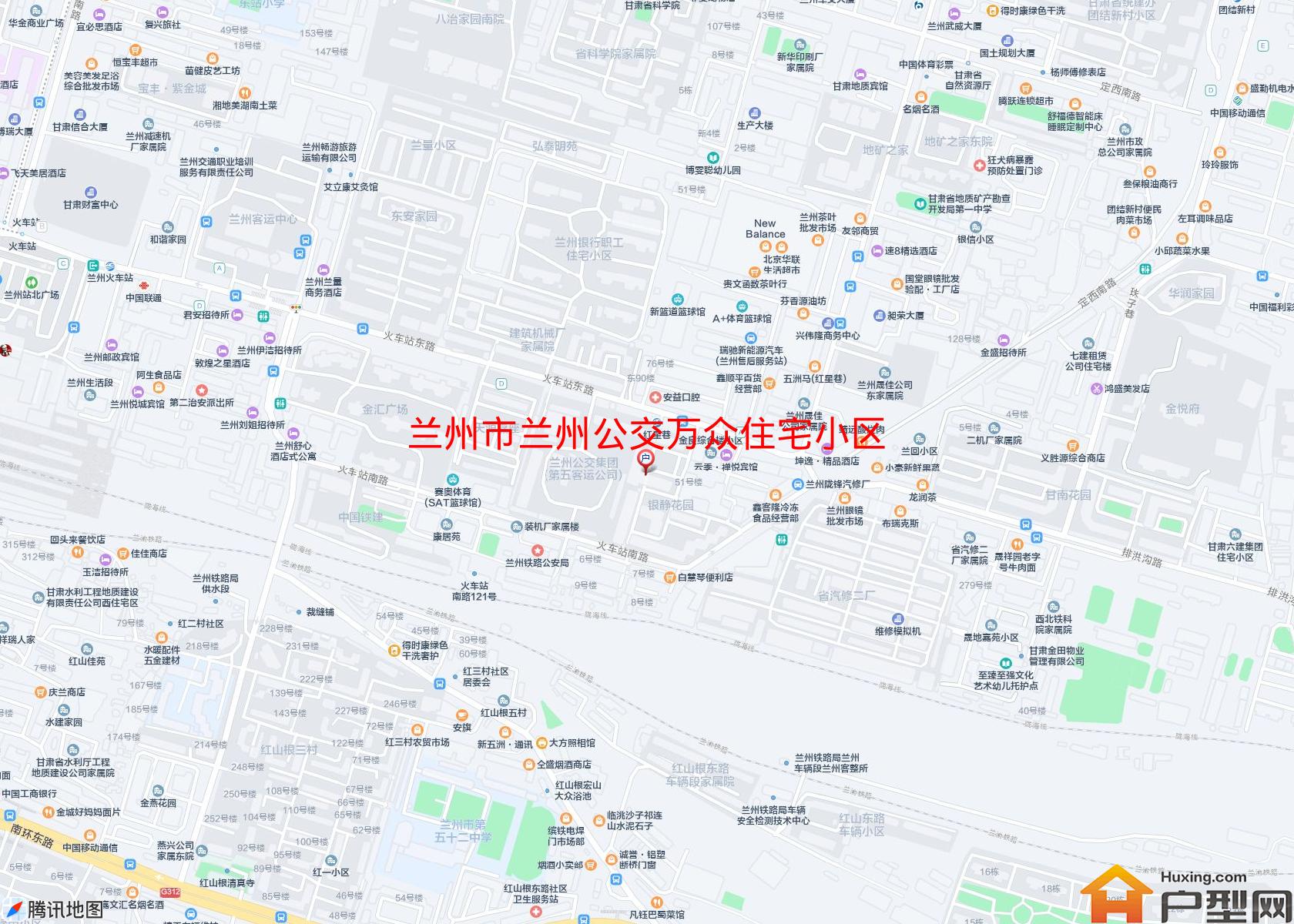 兰州公交万众住宅小区小区 - 户型网